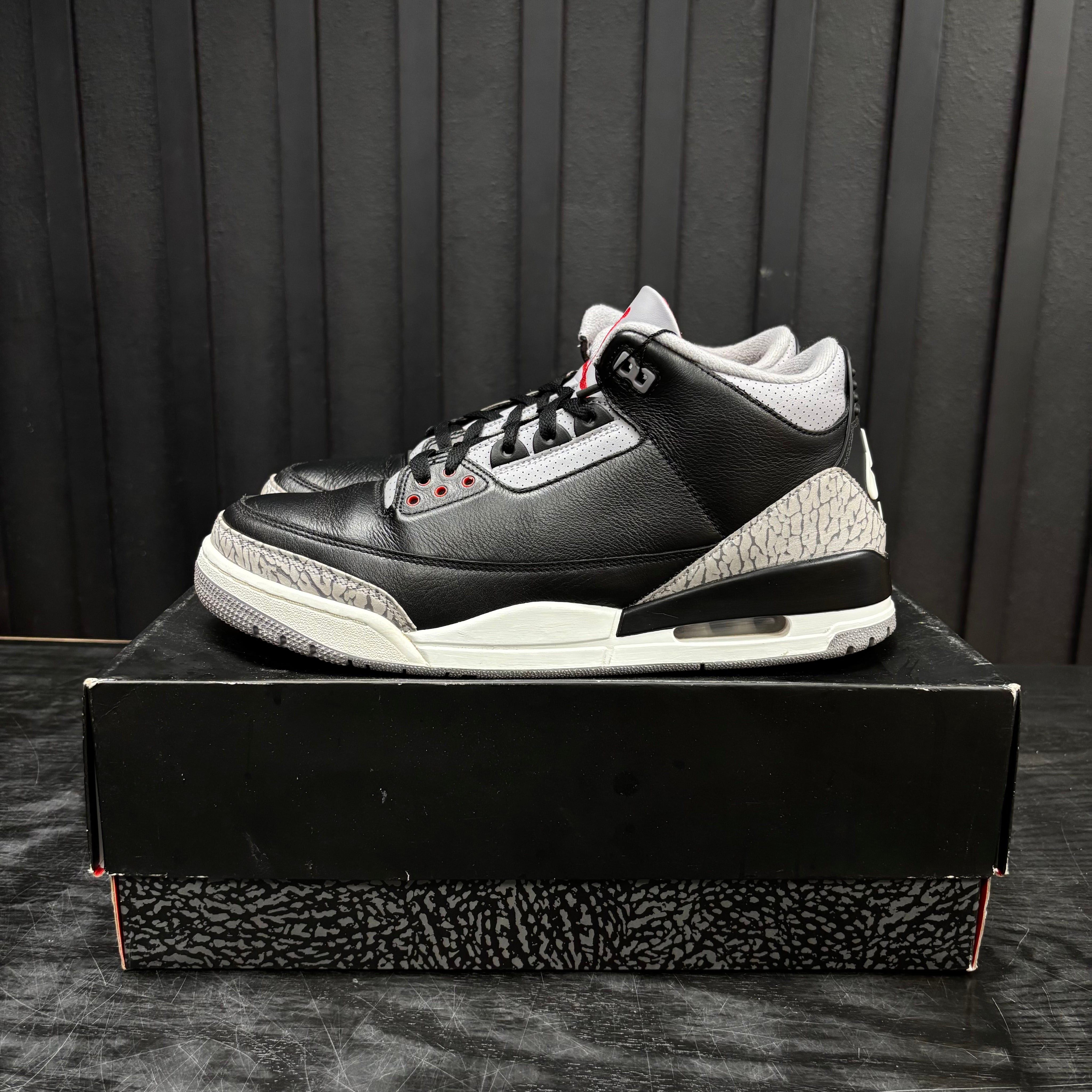 Jordan 3 Retro OG Black Cement (2024) - Used - 3891
