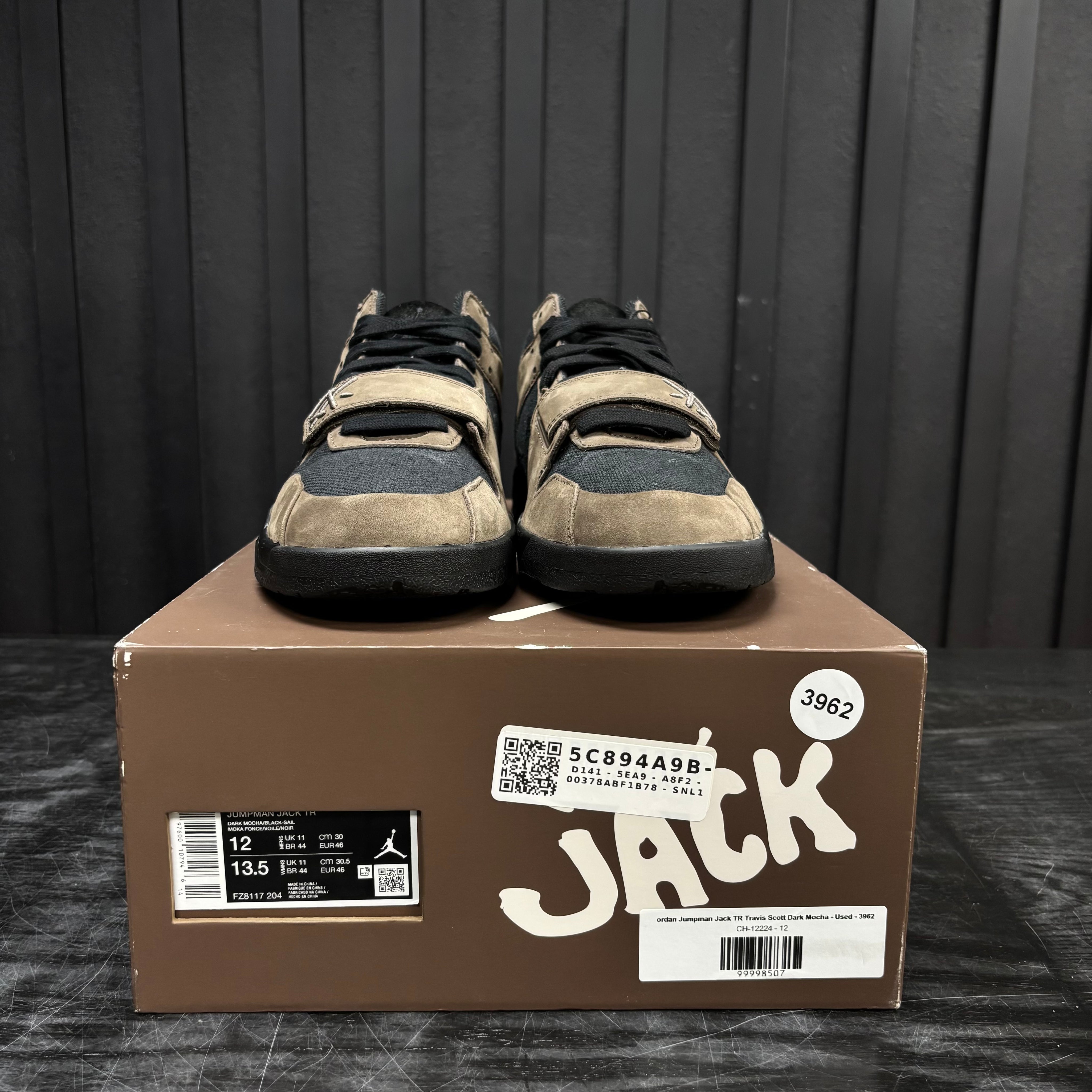 Jordan Jumpman Jack TR Travis Scott Dark Mocha - Used - 3962