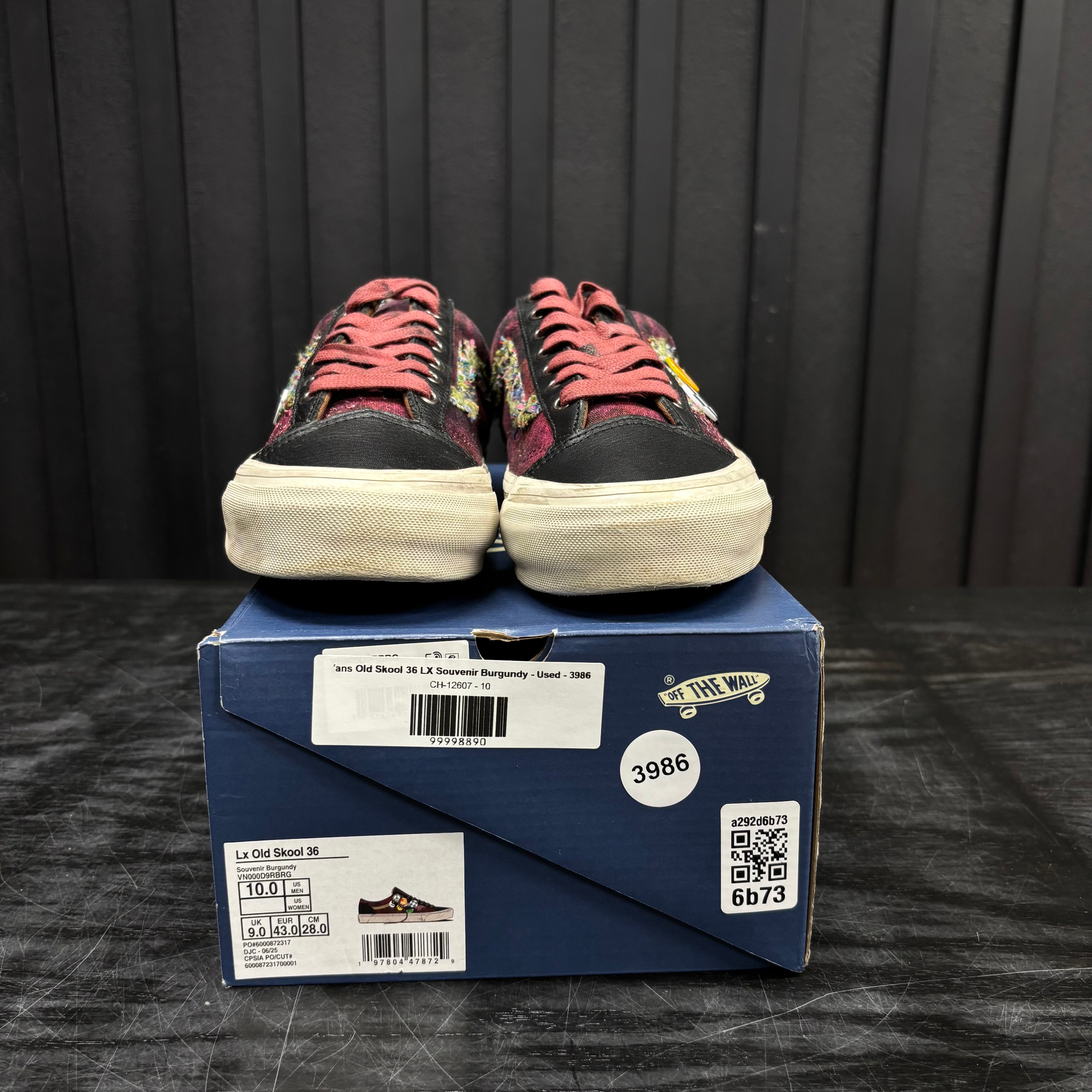 Vans Old Skool 36 LX Souvenir Burgundy - Used - 3986