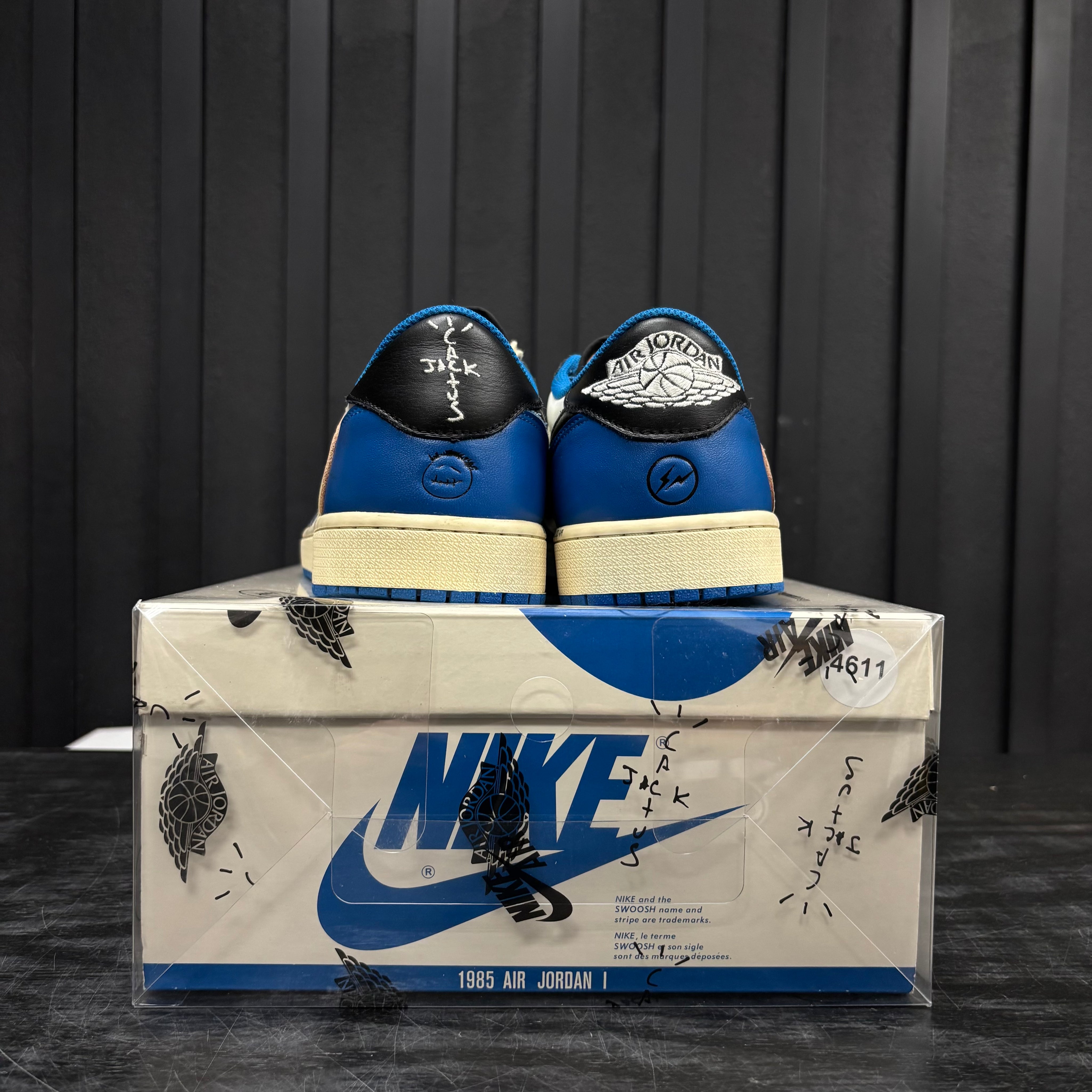 Jordan 1 Retro Low OG SP Fragment x Travis Scott - Used - 4611