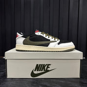 Jordan 1 Retro Low OG SP Travis Scott Olive (Women's) - Used - 4613
