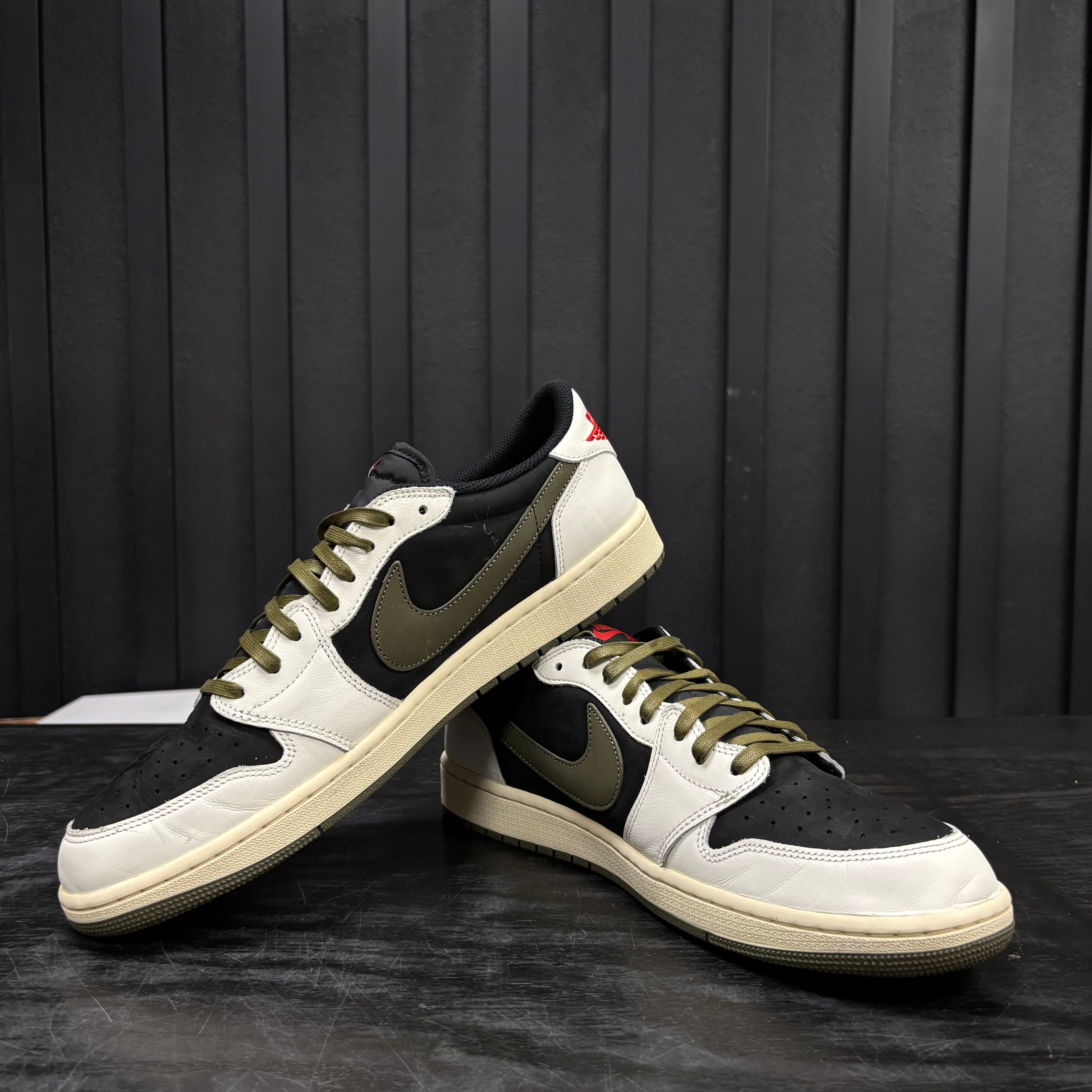 Jordan 1 Retro Low OG SP Travis Scott Olive (Women's) - Used - 4613