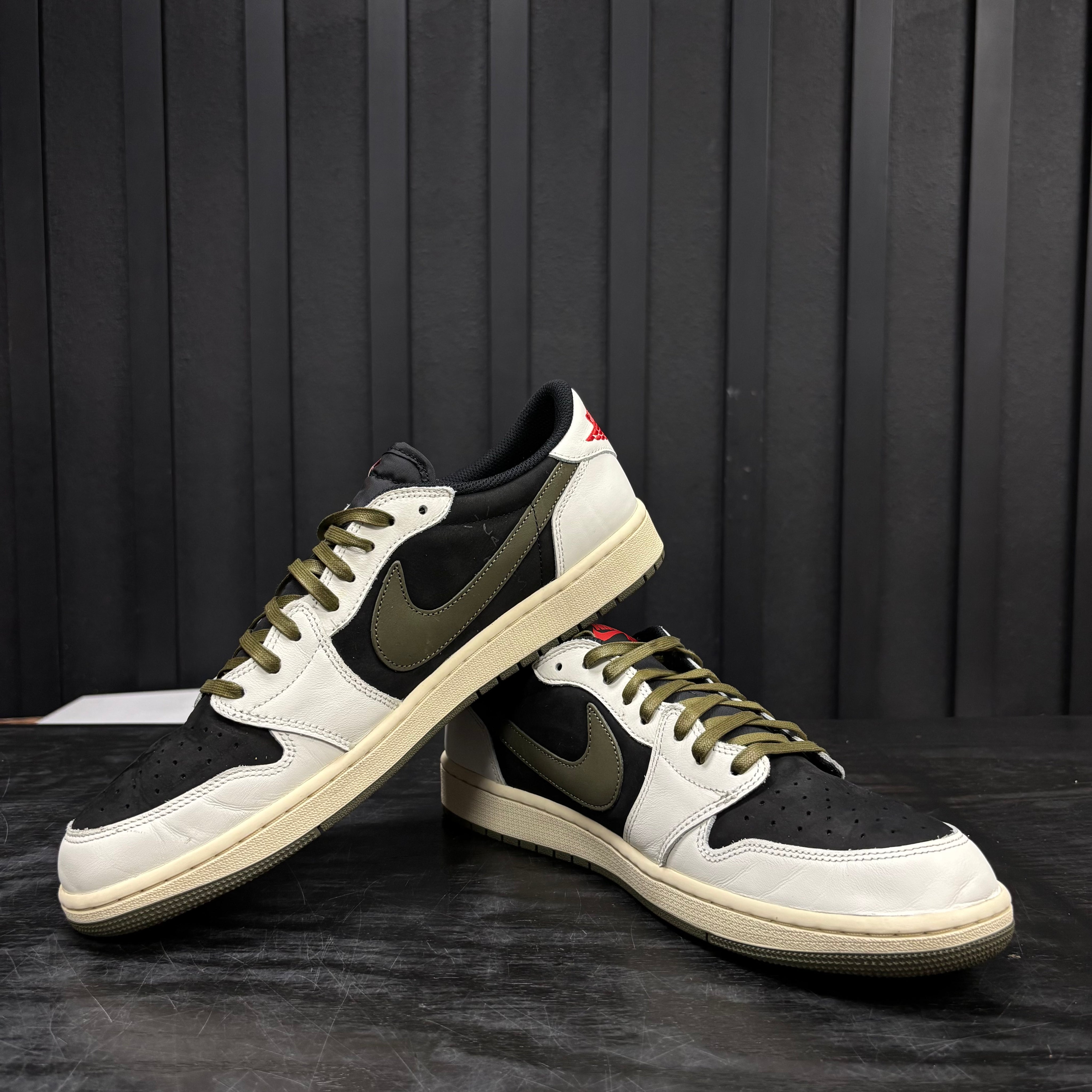 Jordan 1 Retro Low OG SP Travis Scott Olive (Women's) - Used - 4613
