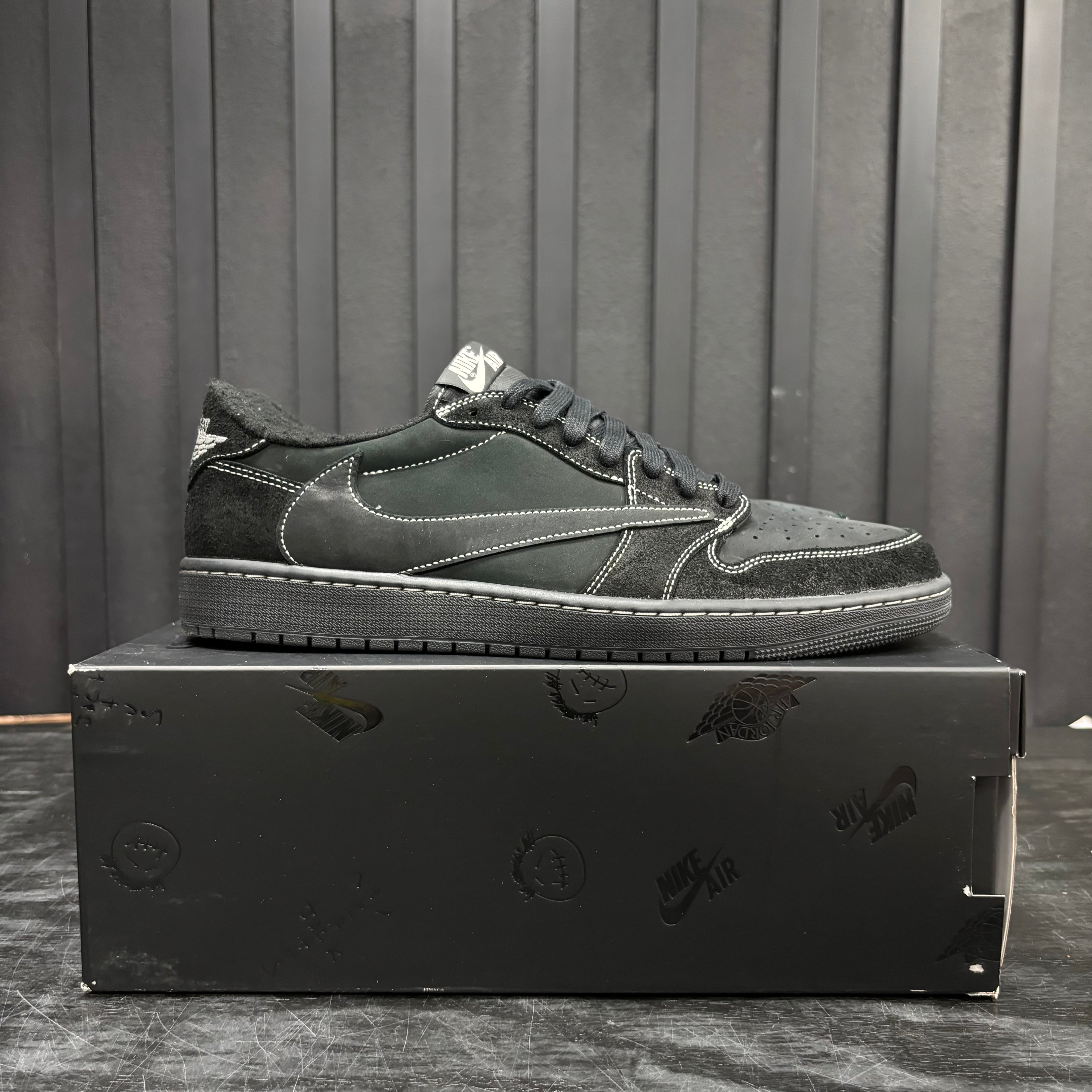 Jordan 1 Retro Low OG SP Travis Scott Black Phantom - Used - 4612