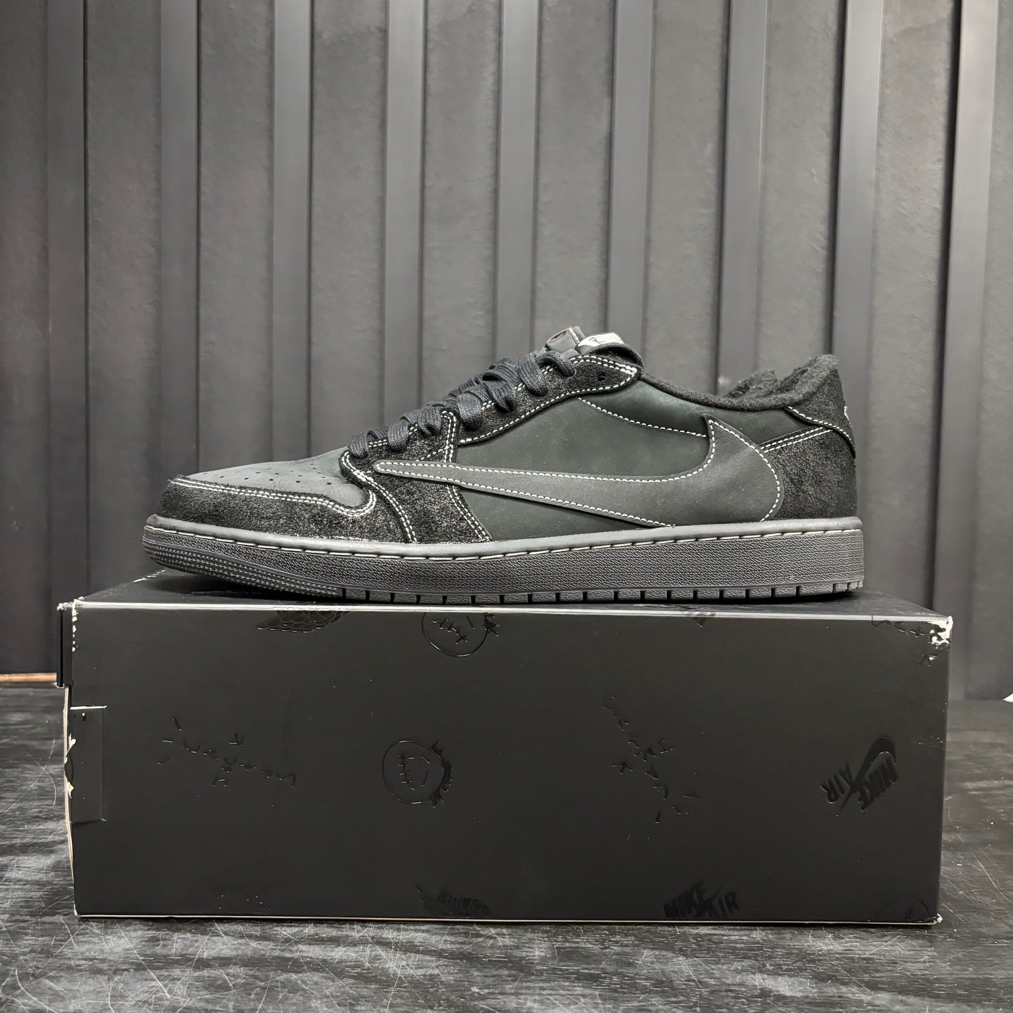 Jordan 1 Retro Low OG SP Travis Scott Black Phantom - Used - 4612