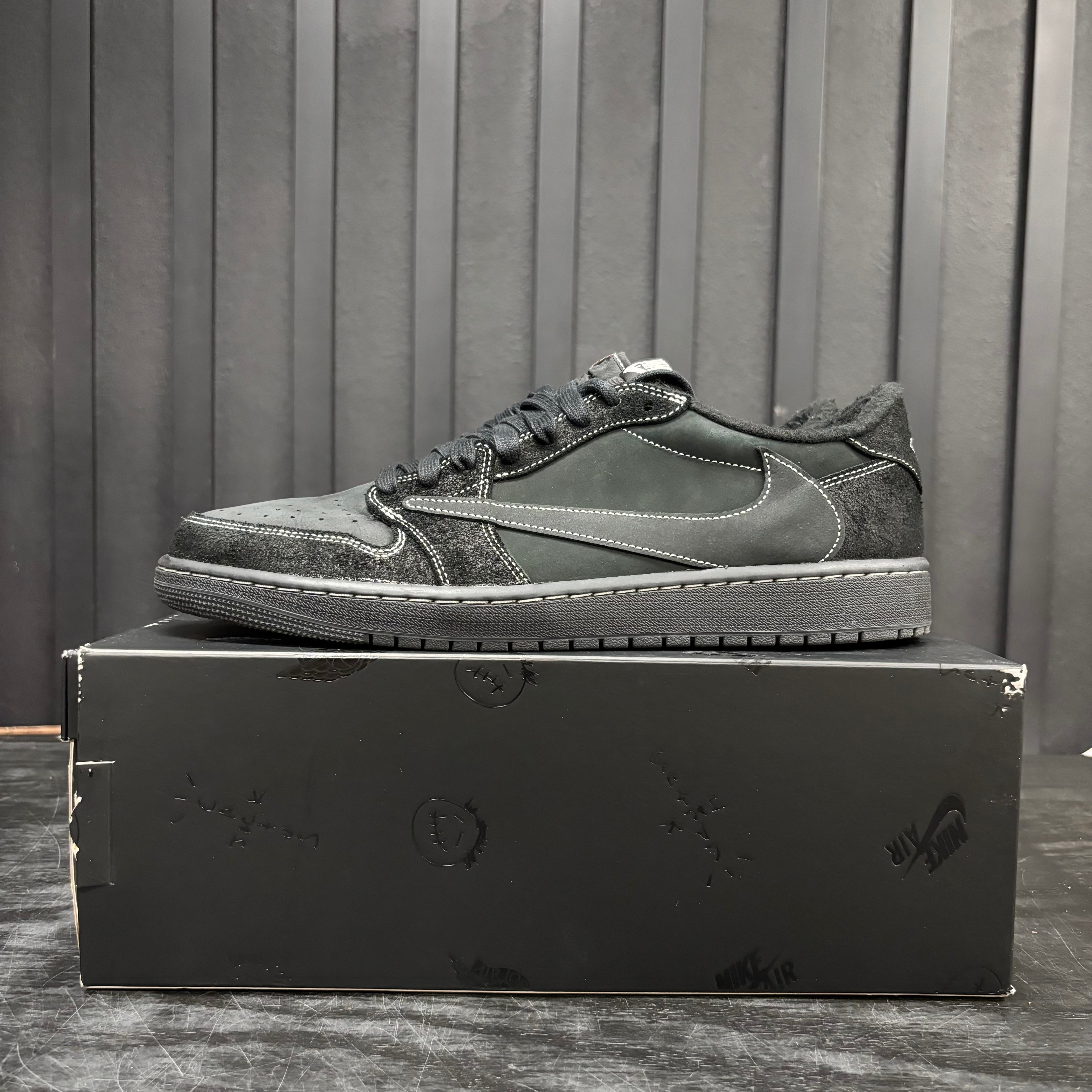 Jordan 1 Retro Low OG SP Travis Scott Black Phantom - Used - 4612