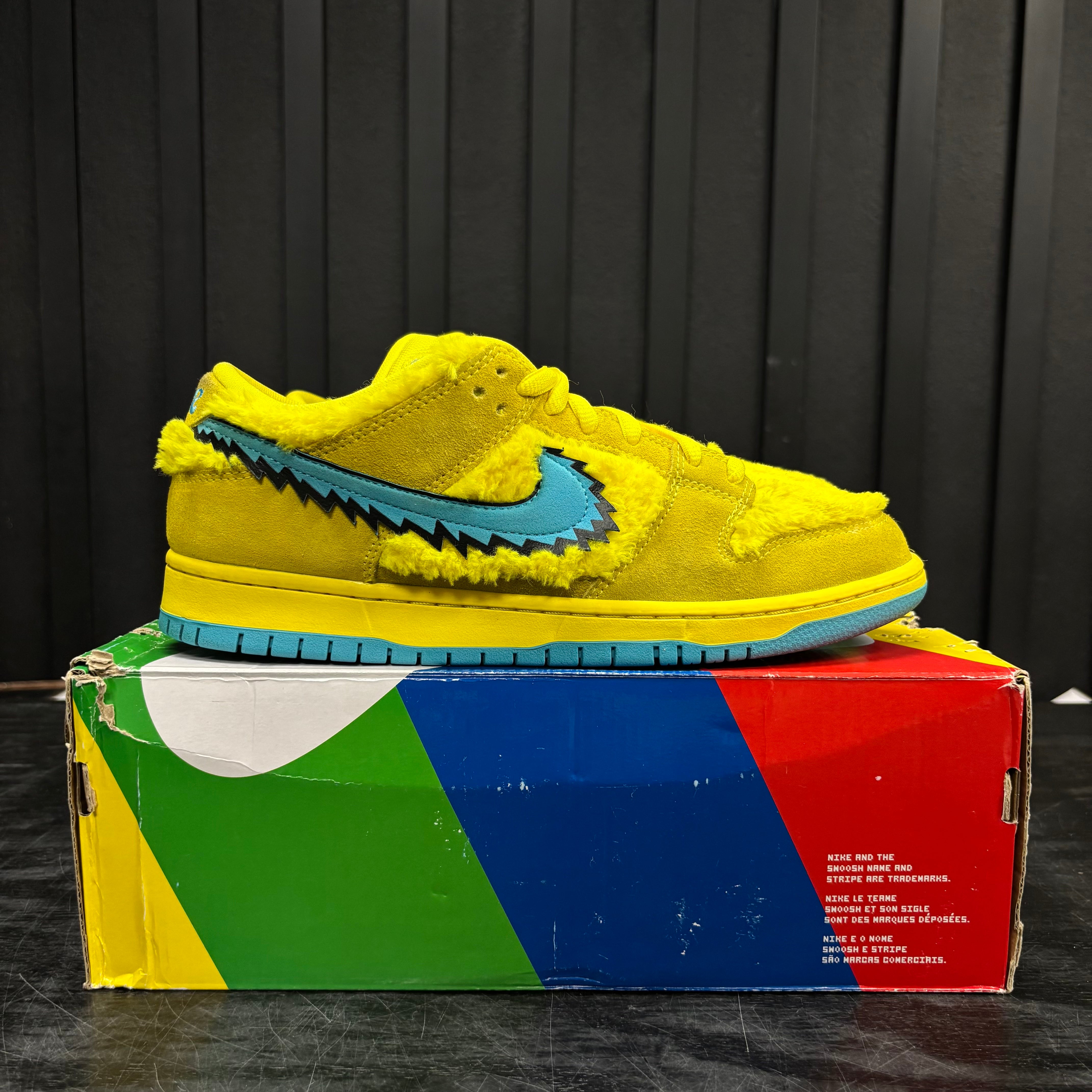 Nike SB Dunk Low Grateful Dead Bears Opti Yellow - Used - 4614