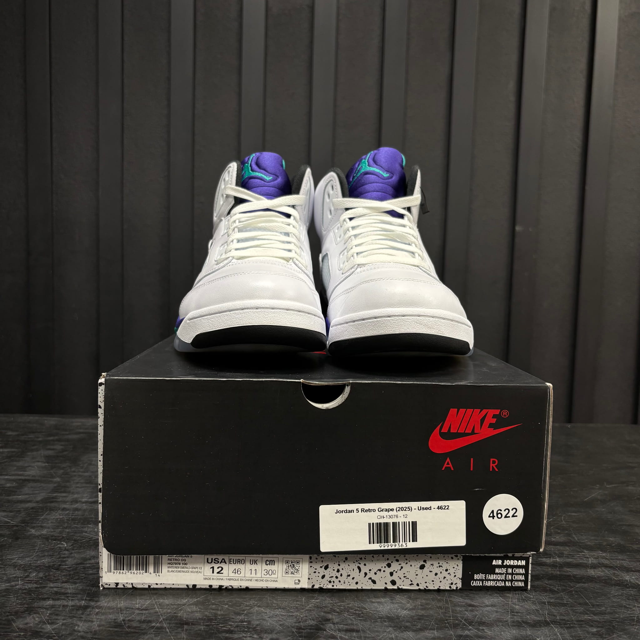 Jordan 5 Retro Grape (2025) - Used - 4622