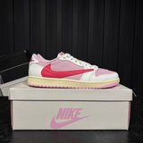 Jordan 1 Retro Low OG SP Travis Scott Sail Tropical Pink - Used - 4661