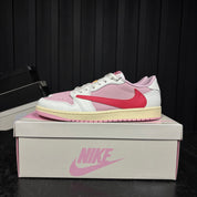 Jordan 1 Retro Low OG SP Travis Scott Sail Tropical Pink - Used - 4661