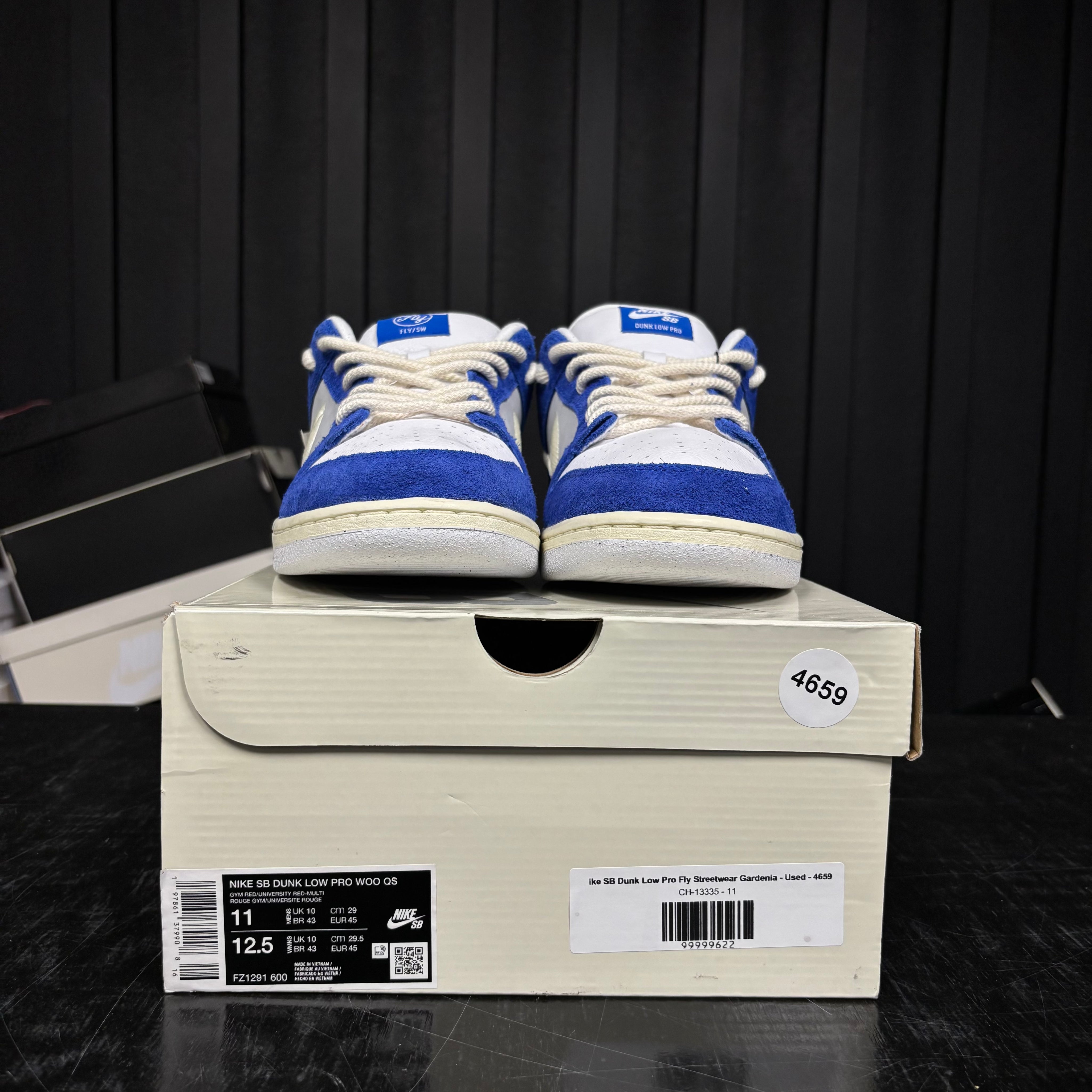 Nike SB Dunk Low Pro Fly Streetwear Gardenia - Used - 4659