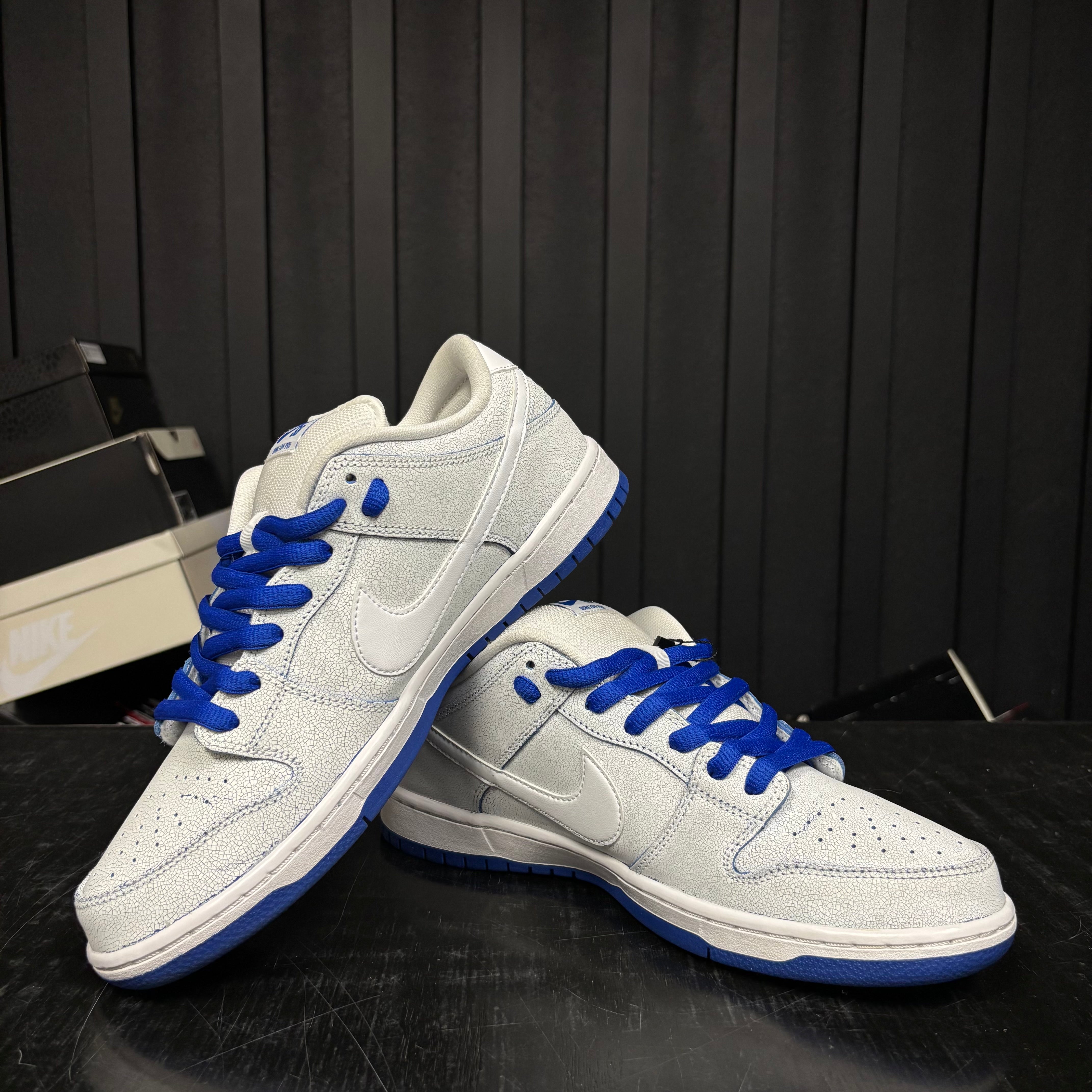 Nike SB Dunk Low Premium White Game Royal - Used - 4662