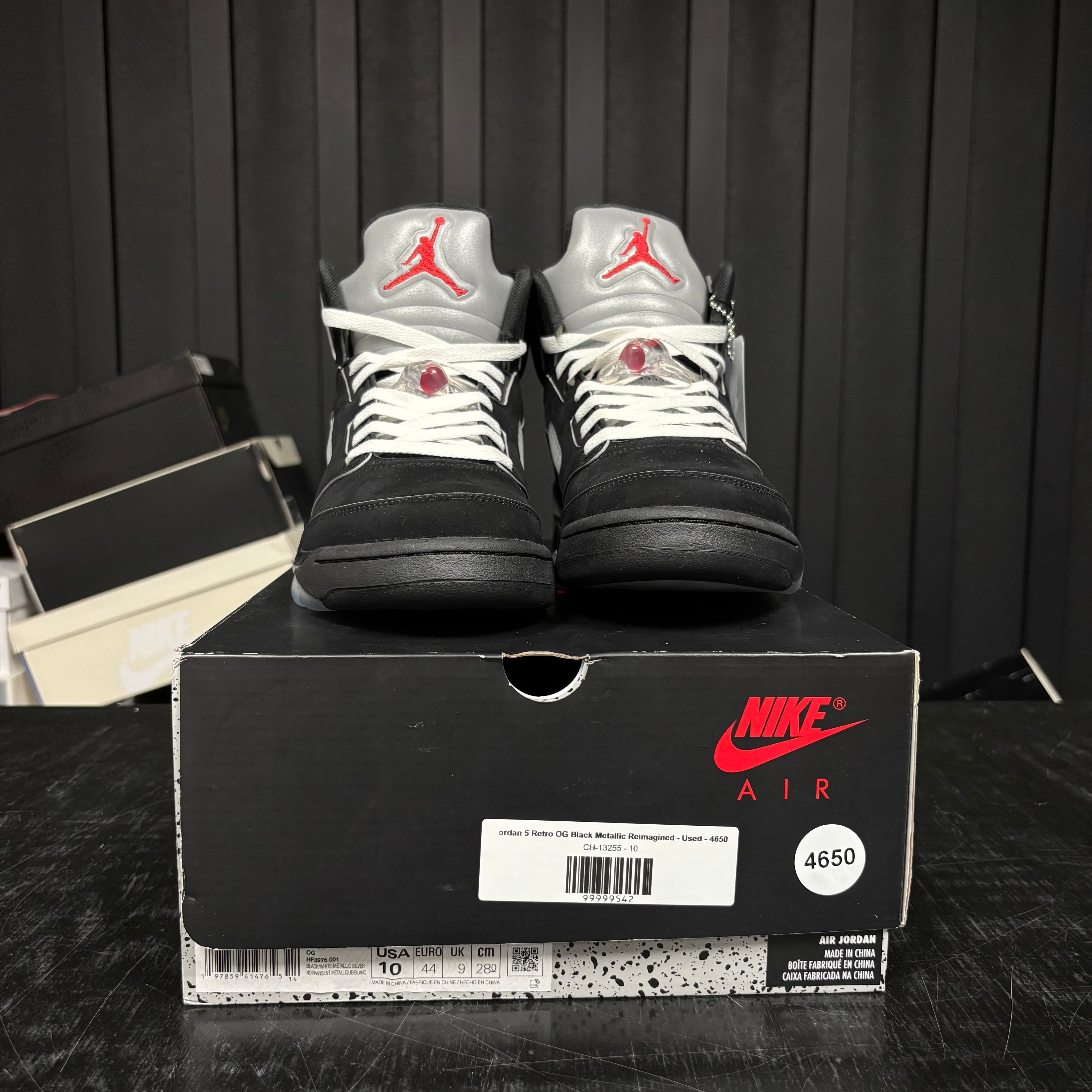 Jordan 5 Retro OG Black Metallic Reimagined - Used - 4650