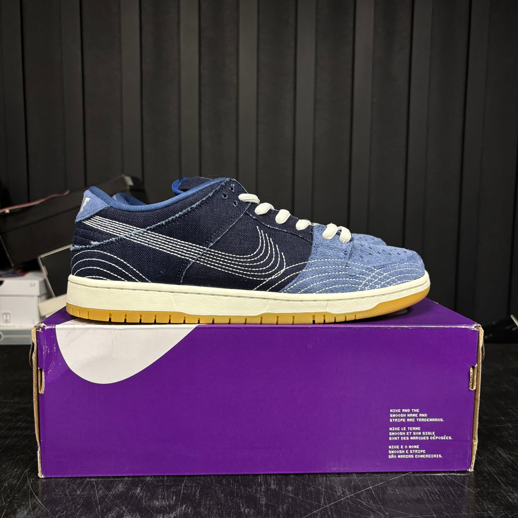 Nike SB Dunk Low Denim Sashiko - Used - 4641