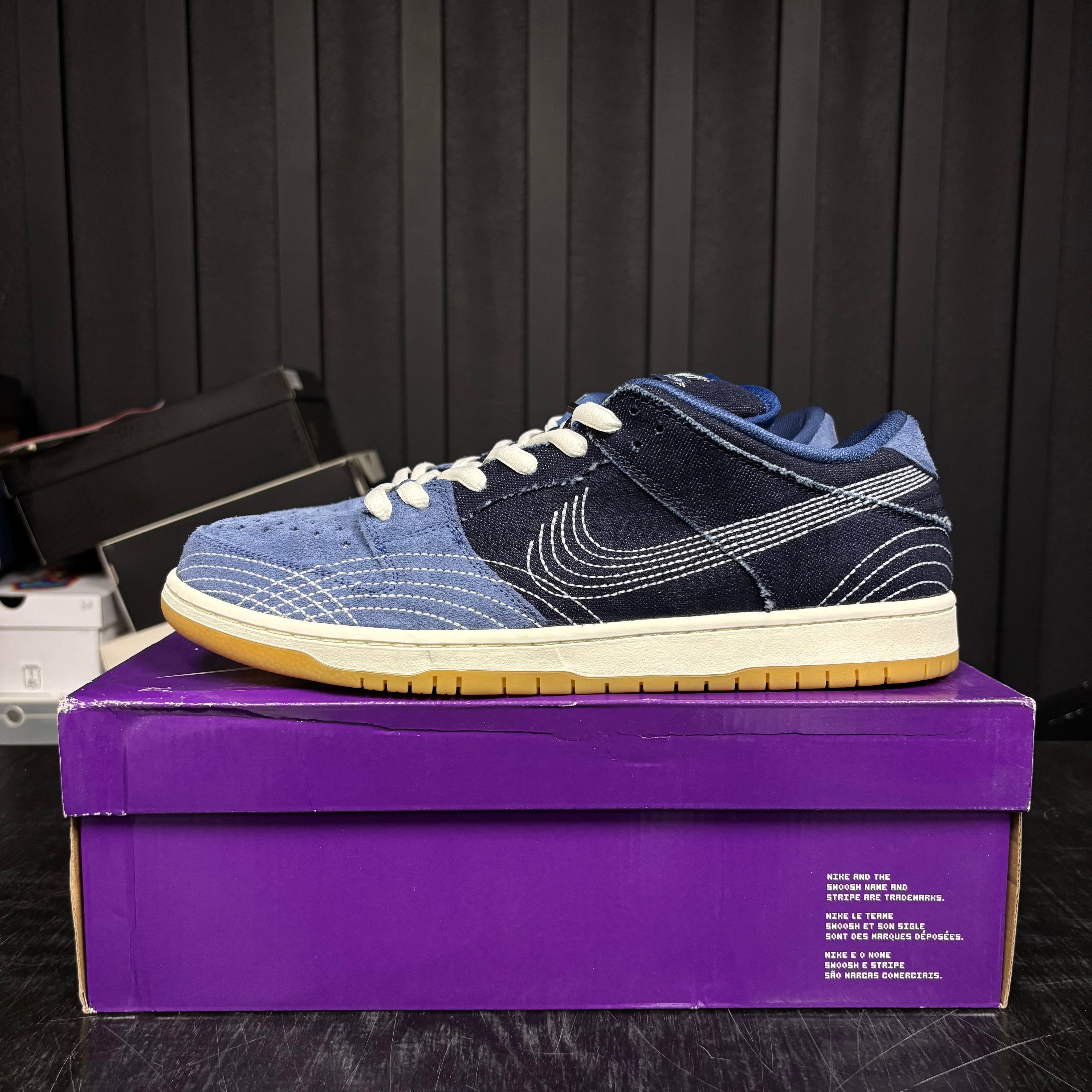 Nike SB Dunk Low Denim Sashiko - Used - 4641