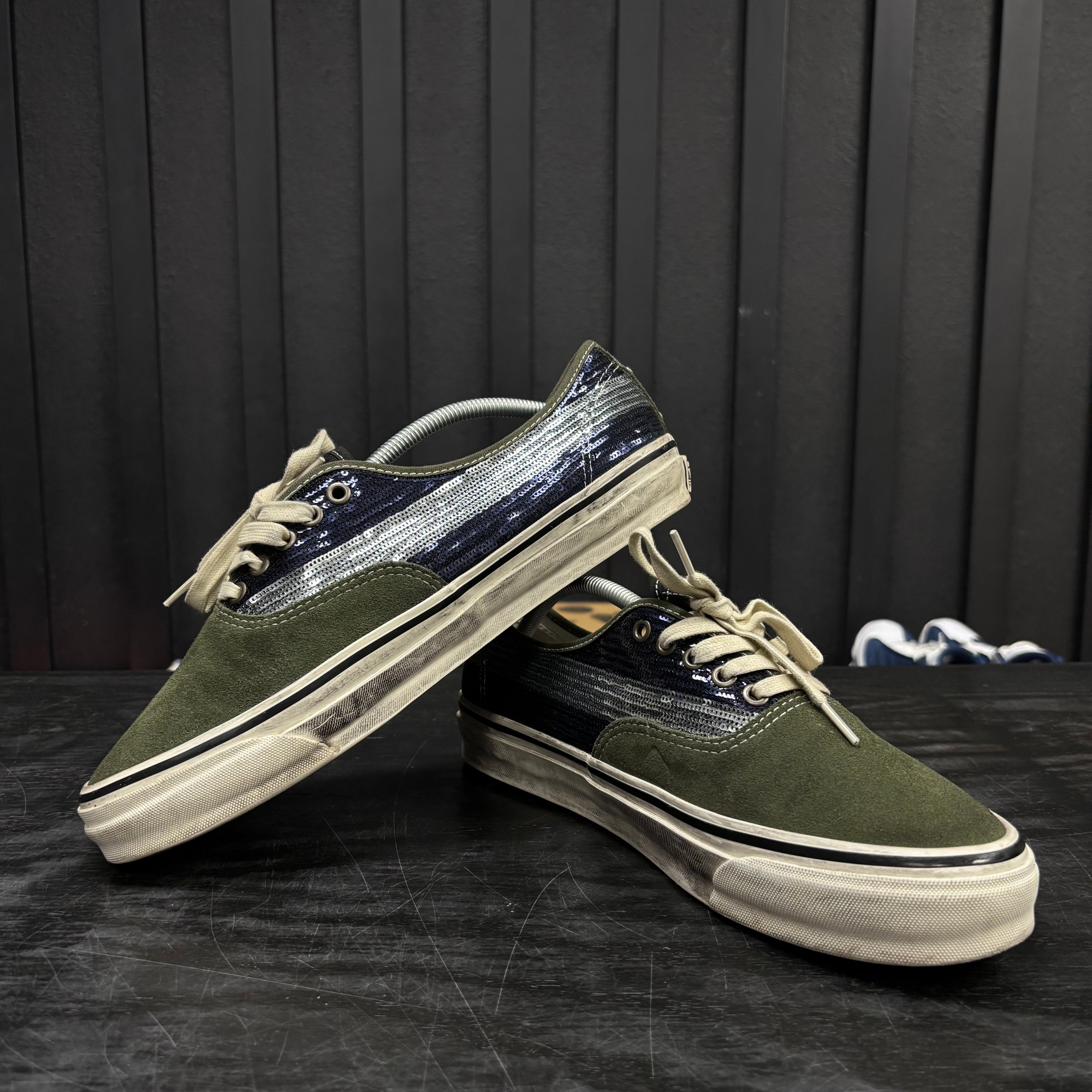 Vans Premium Authentic La Habana Green Blue - Used - 4671