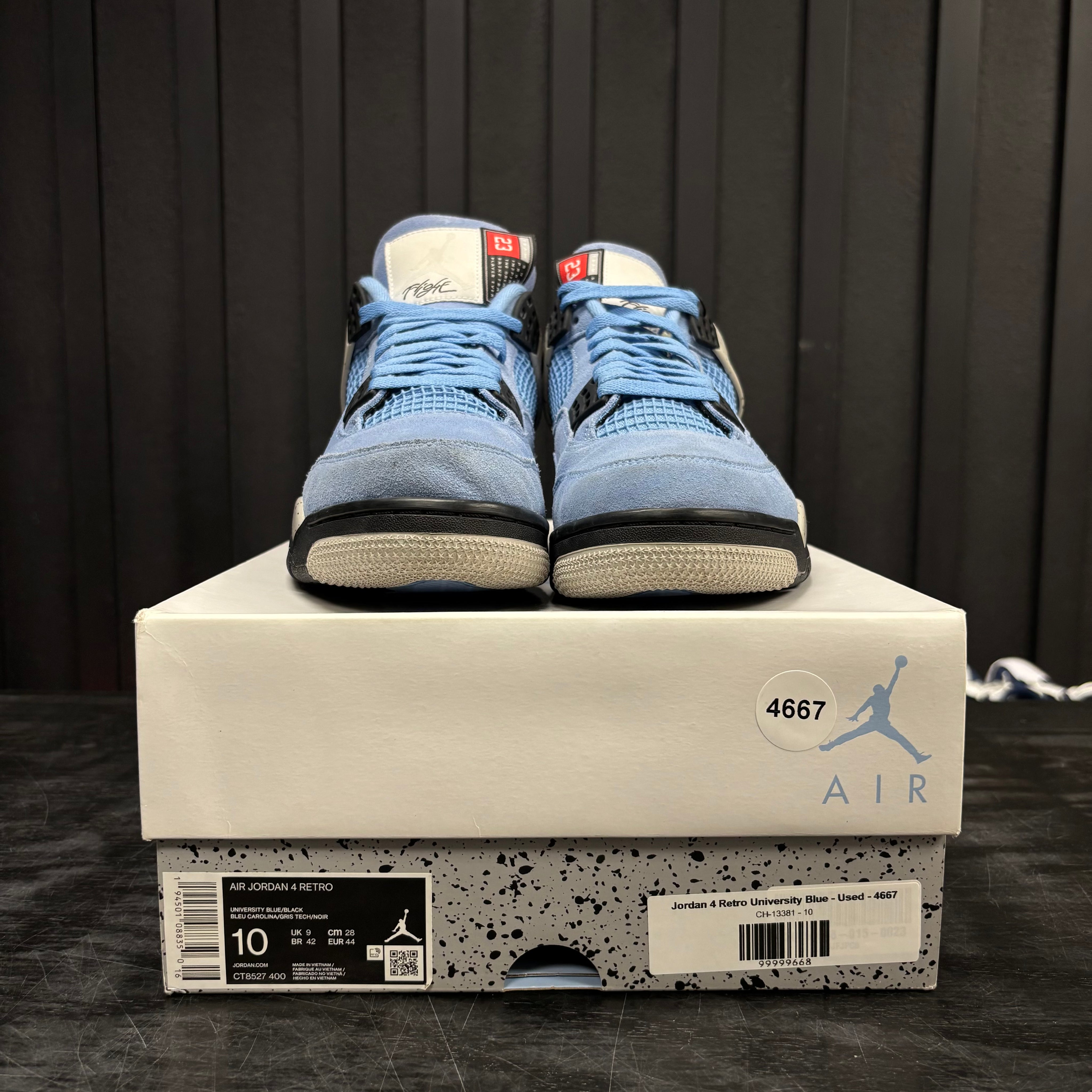 Jordan 4 Retro University Blue - Used - 4667