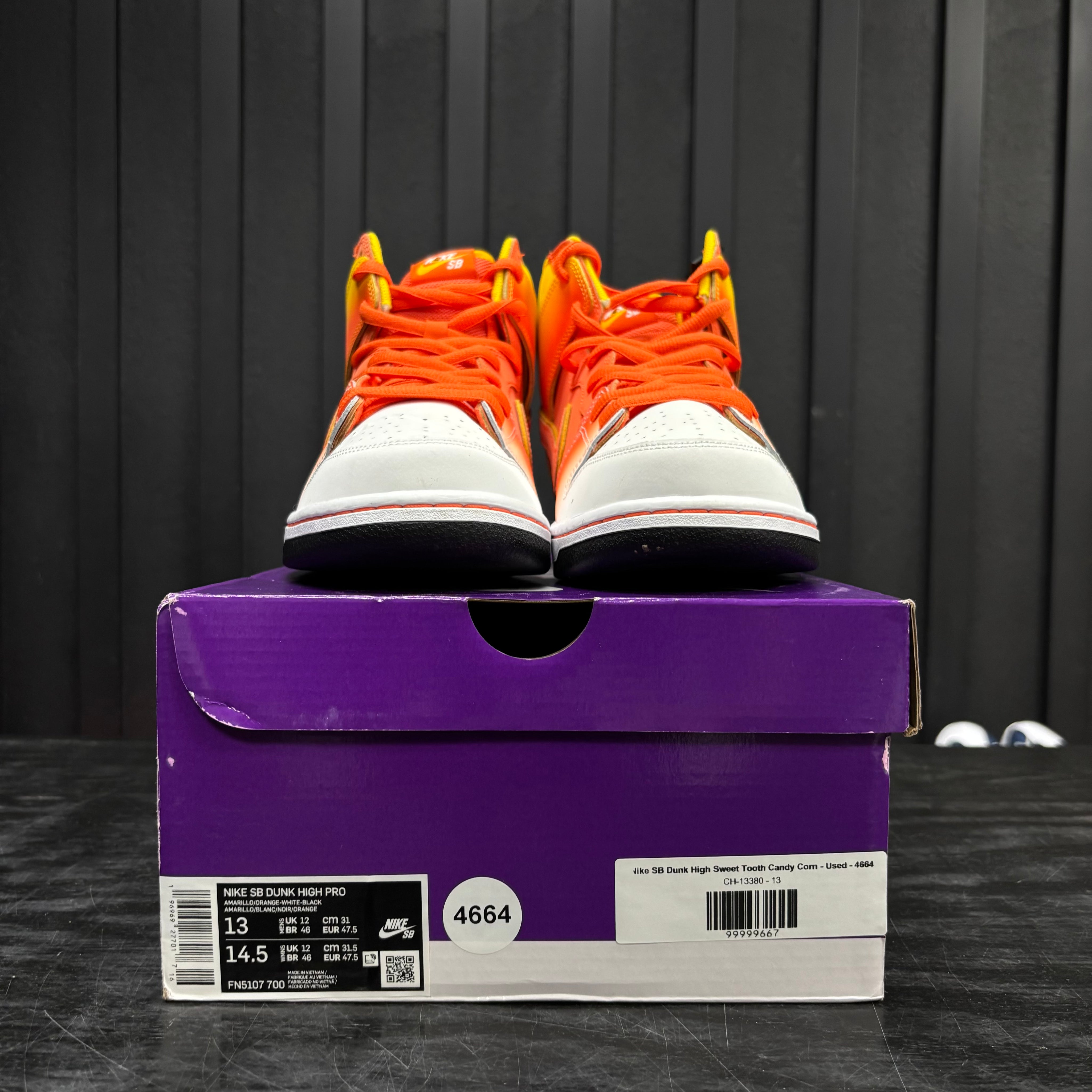 Nike SB Dunk High Sweet Tooth Candy Corn - Used - 4664