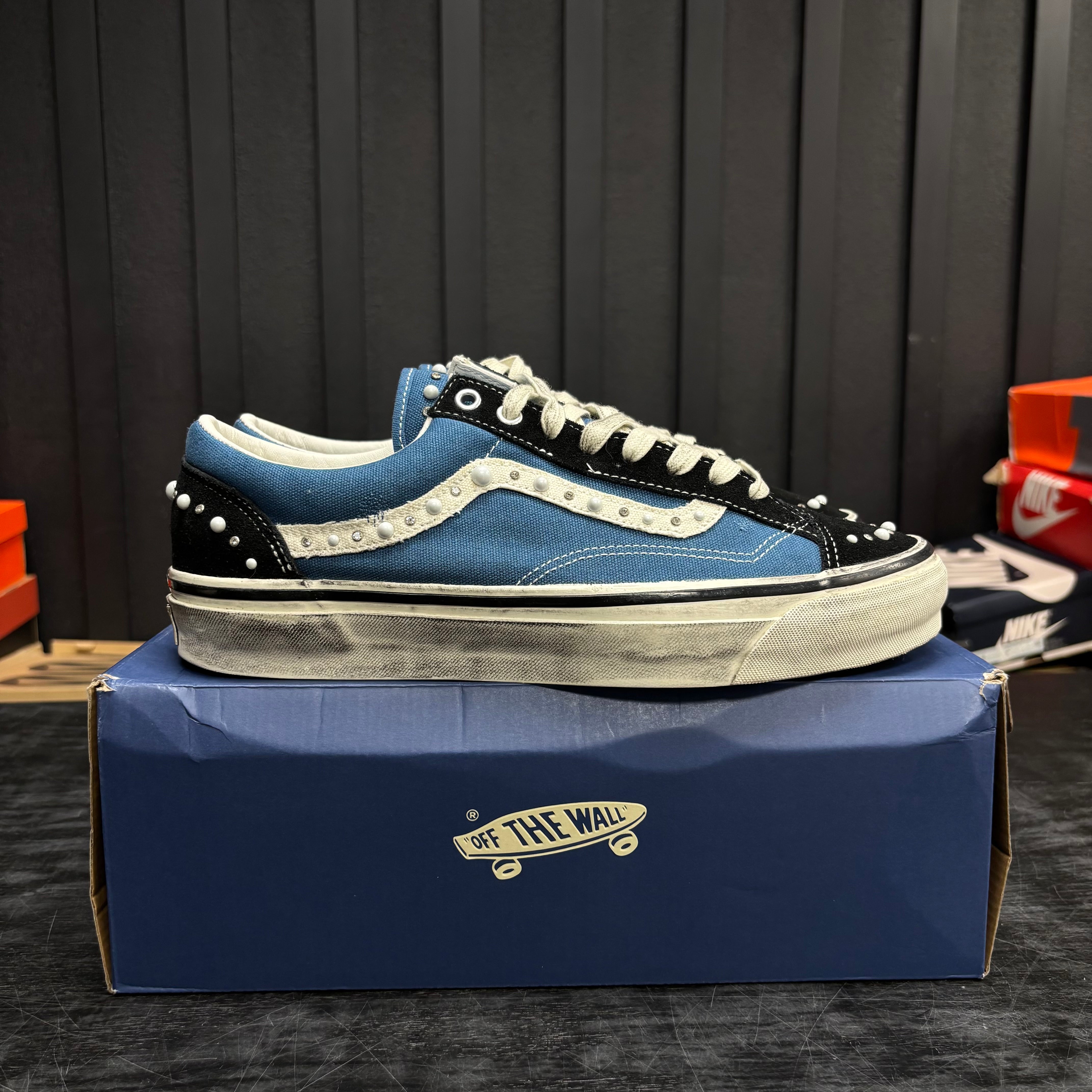 Vans LX Old Skool 36 Pearlized Pack Black Navy - Used - 4686