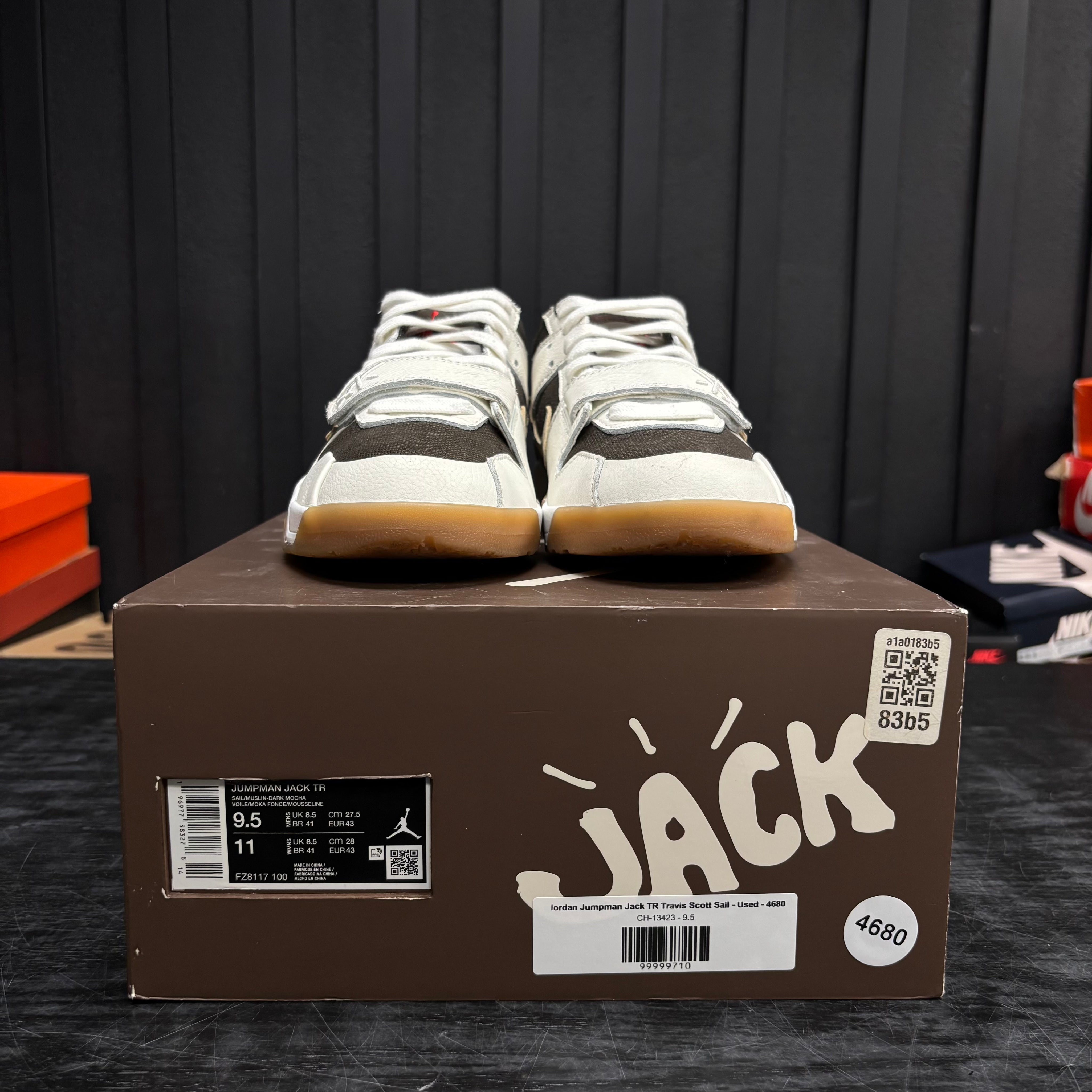 Jordan Jumpman Jack TR Travis Scott Sail - Used - 4680
