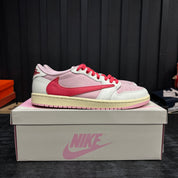 Jordan 1 Retro Low OG SP Travis Scott Sail Tropical Pink - Used - 4674