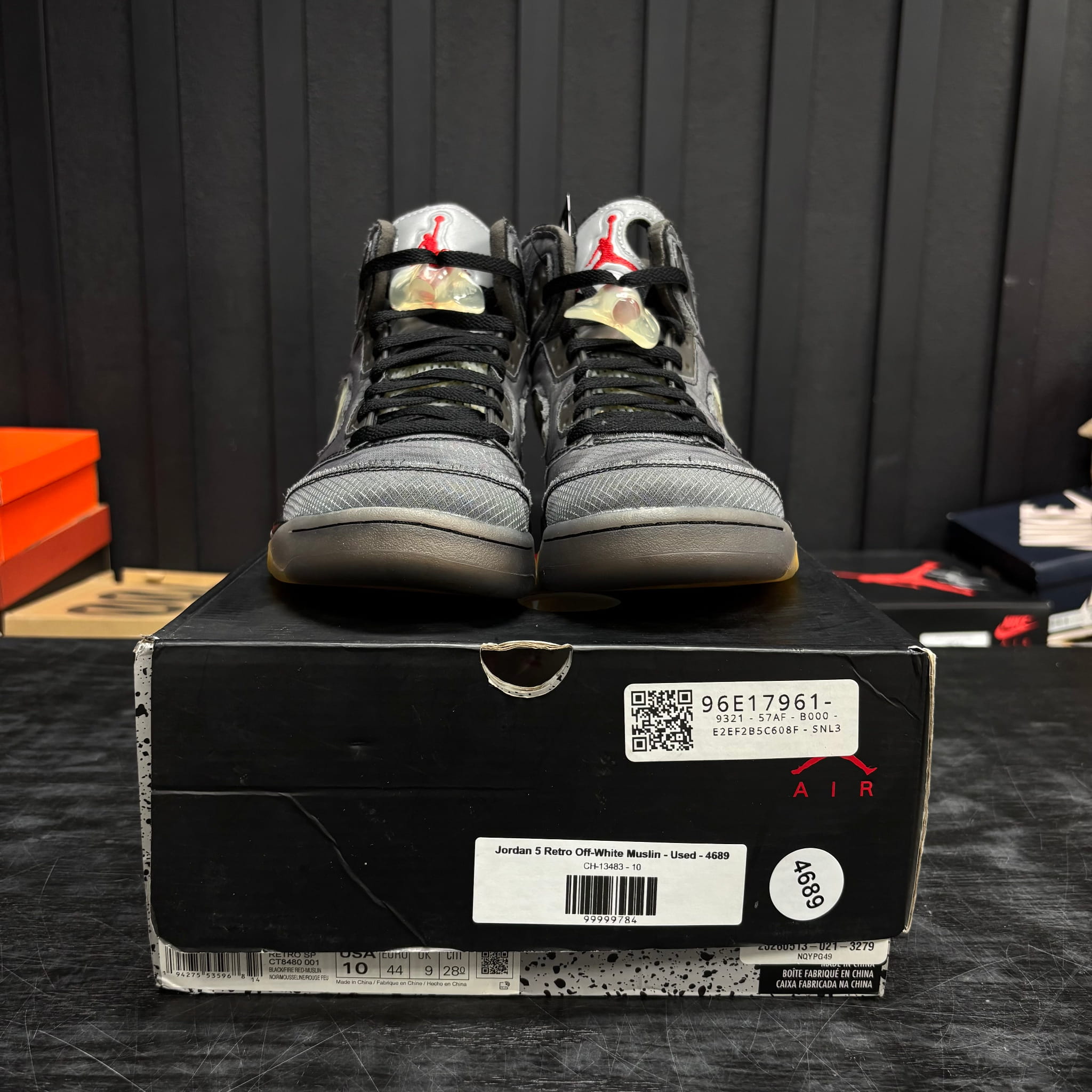 Jordan 5 Retro Off-White Muslin - Used - 4689