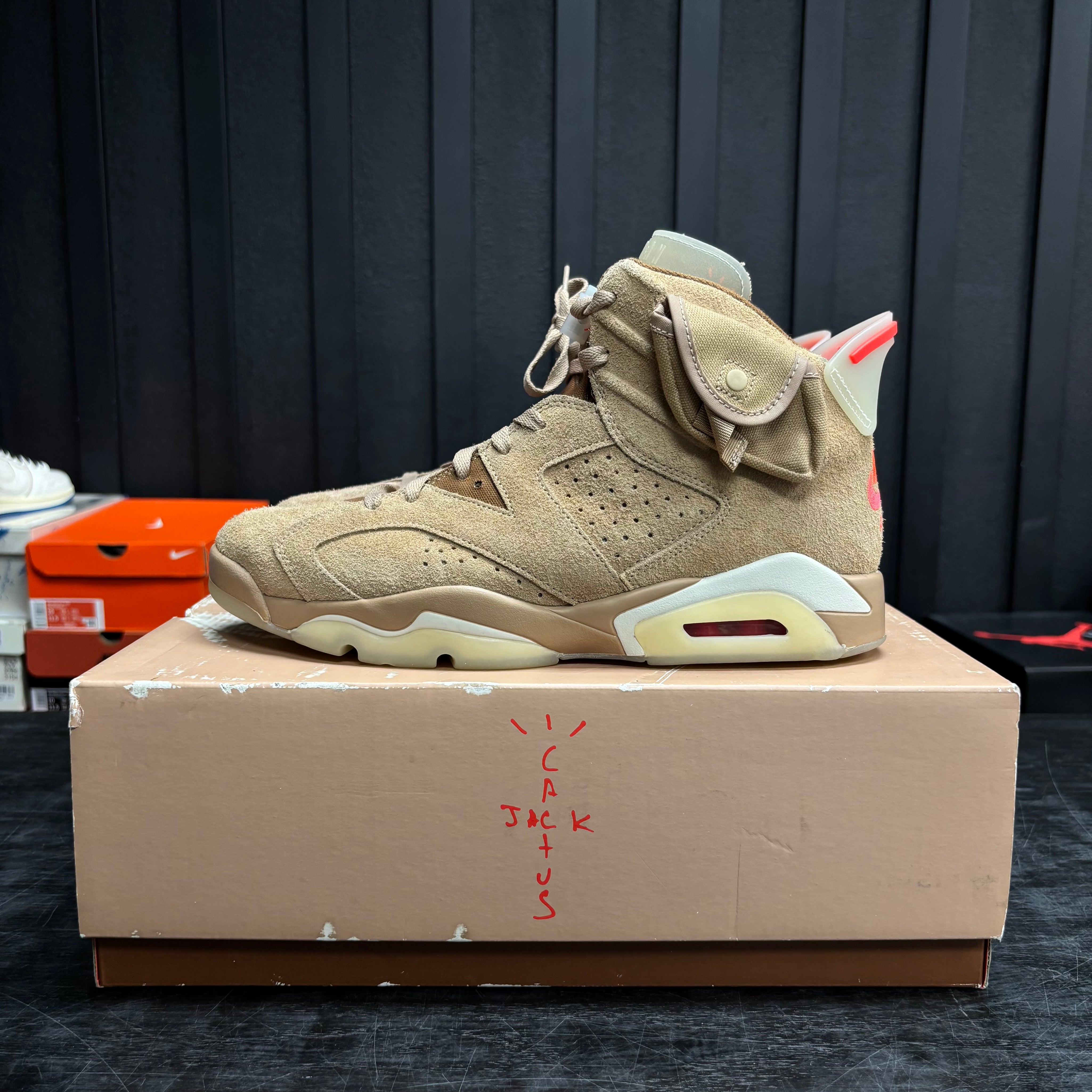 Jordan 6 Retro Travis Scott British Khaki - Used - 4681