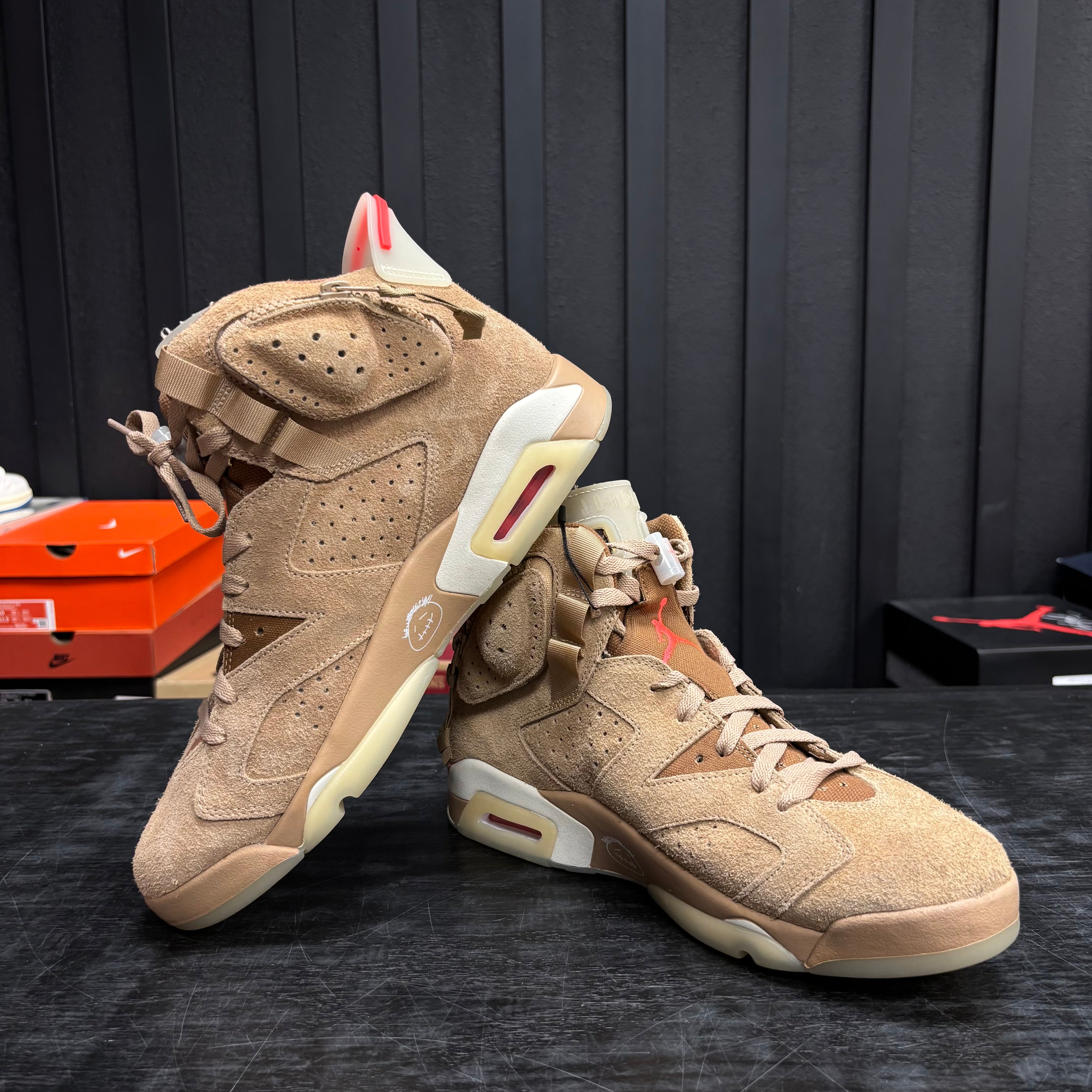 Jordan 6 Retro Travis Scott British Khaki - Used - 4681