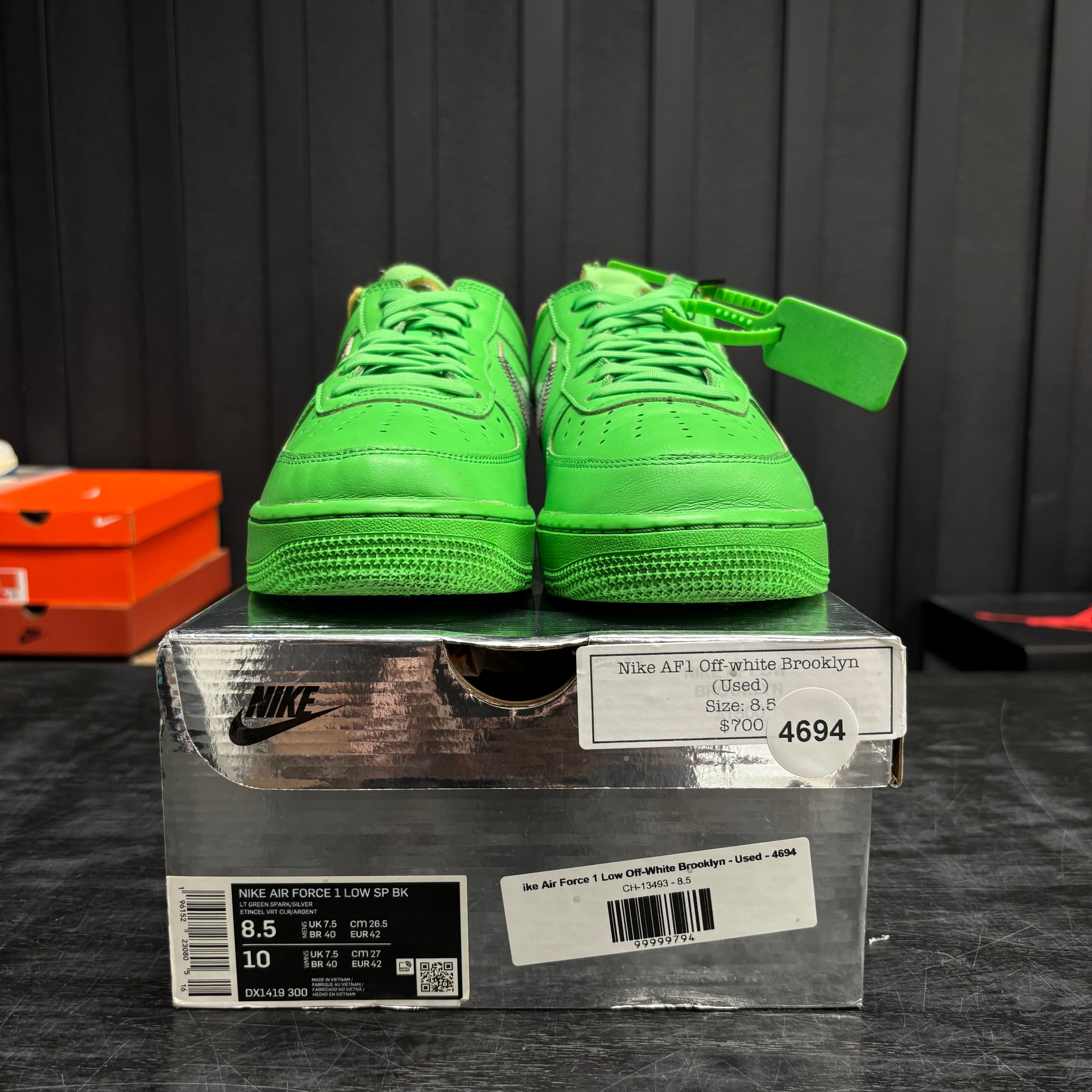 Nike Air Force 1 Low Off-White Brooklyn - Used - 4694