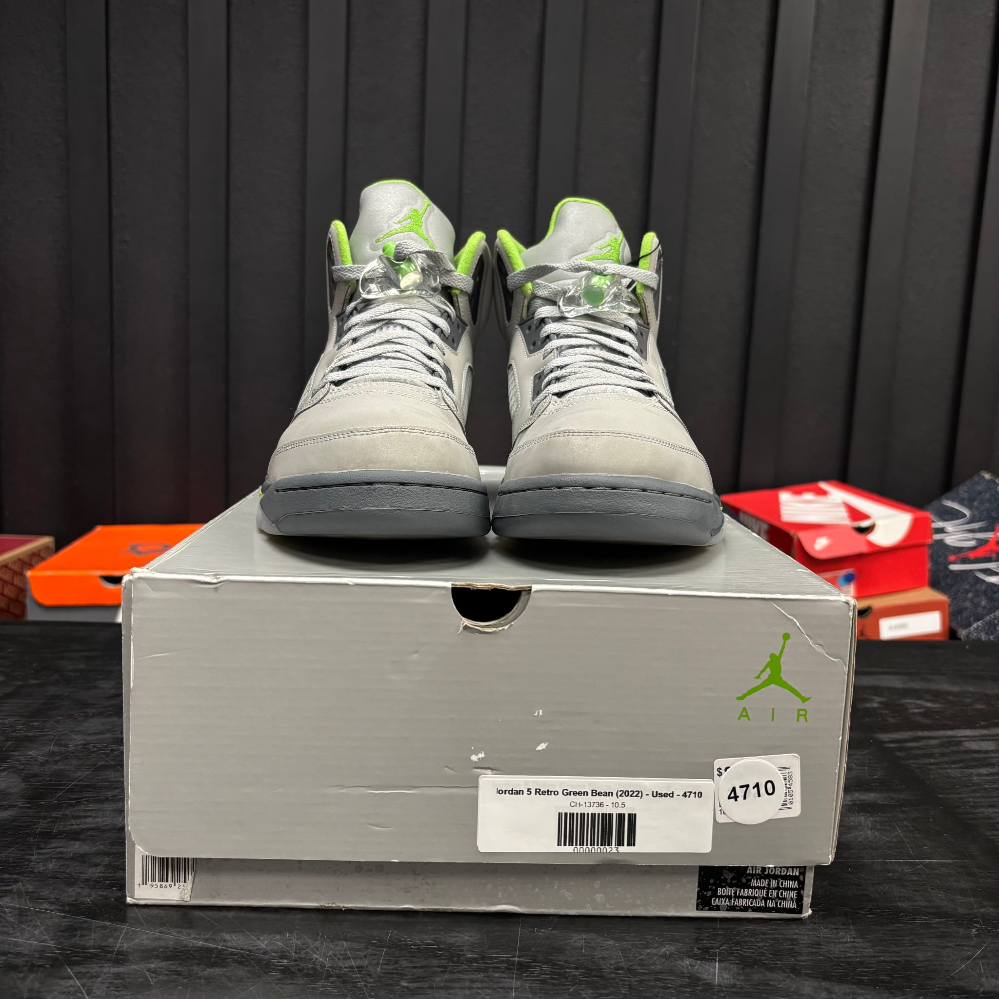 Jordan 5 Retro Green Bean (2022) - Used - 4710
