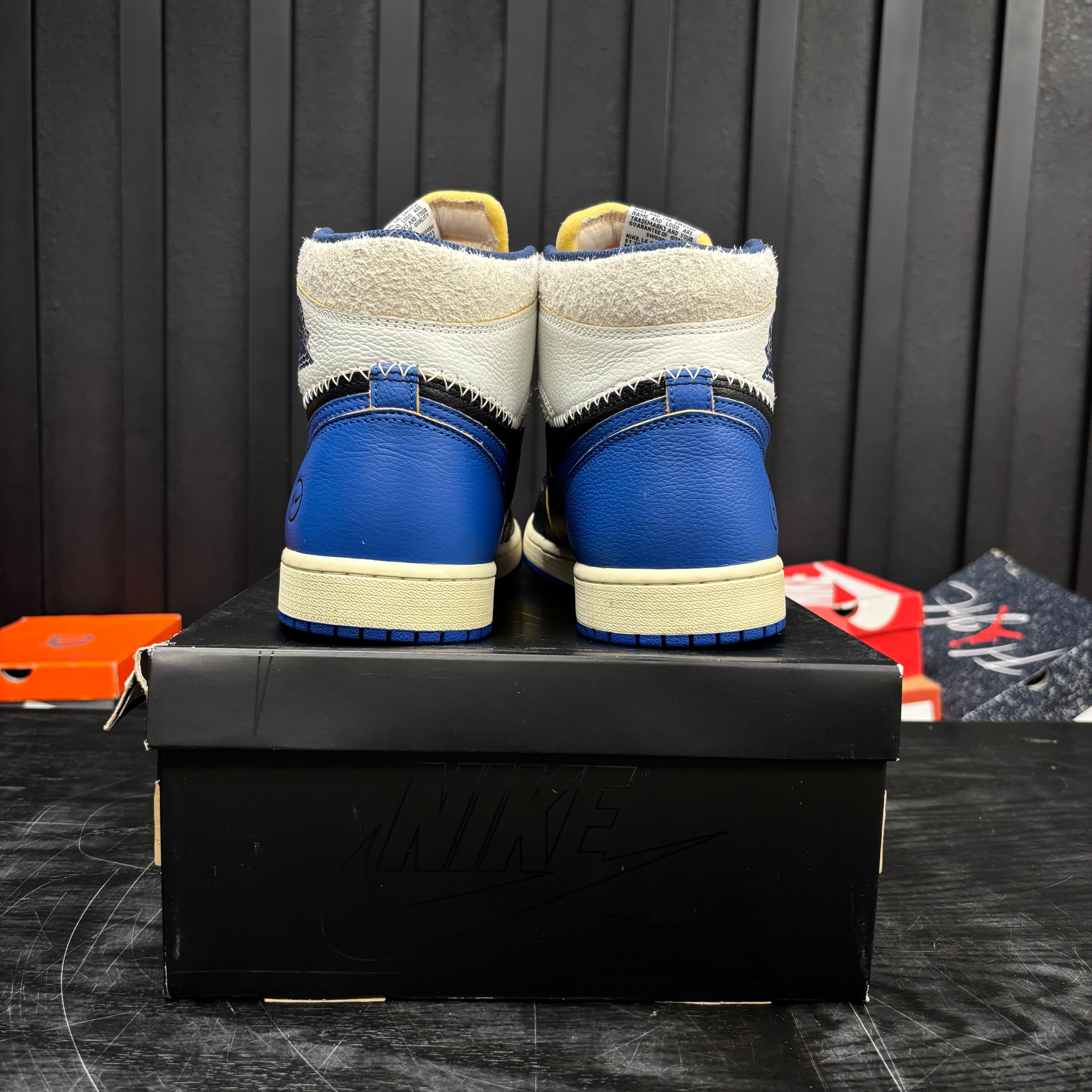 Jordan 1 Retro High OG SP Fragment x Union LA Sport Royal - Used - 4711