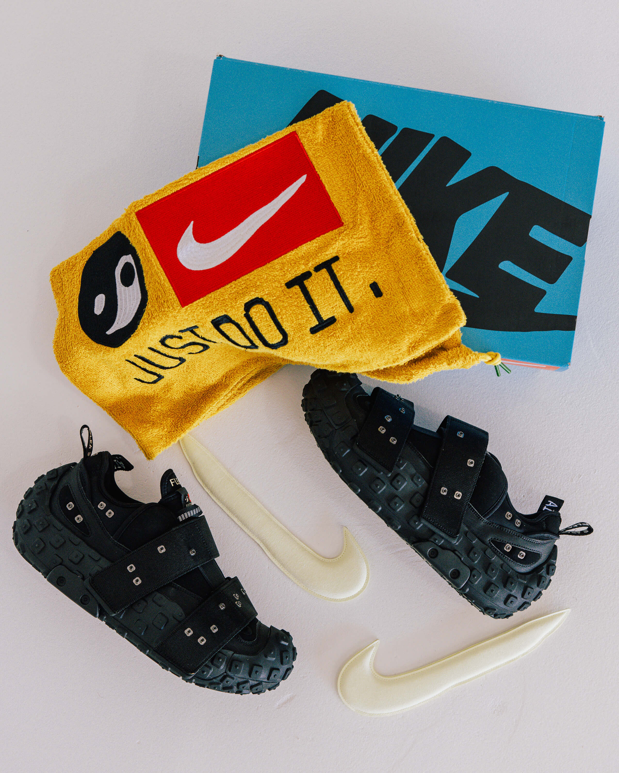 Nike CPFM Air Flea 2: Unique Black Alabaster Sneaker | Commo
