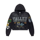 Vale Forever Army Zip Up Black