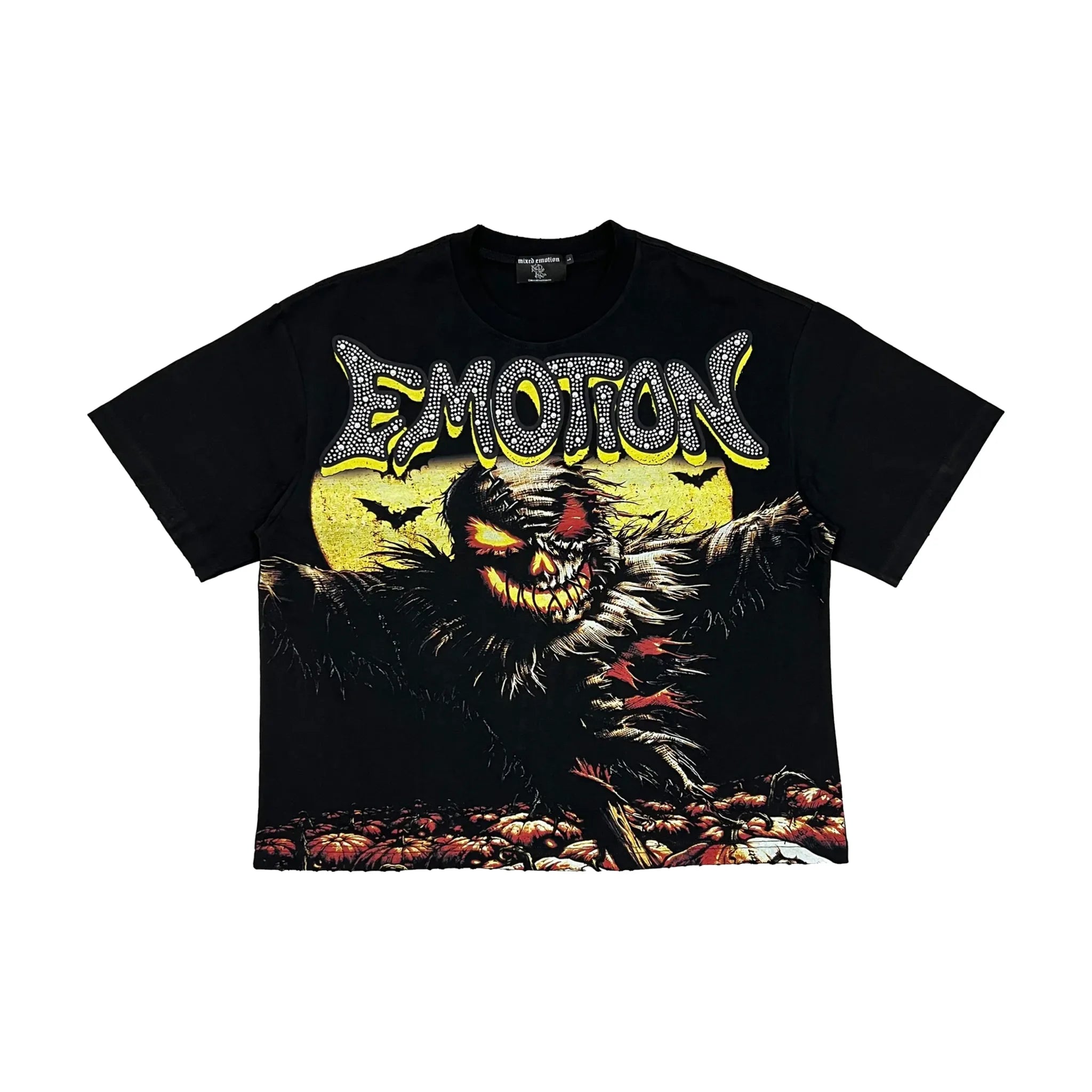 Mixed Emotions Scarecrow Tee Black