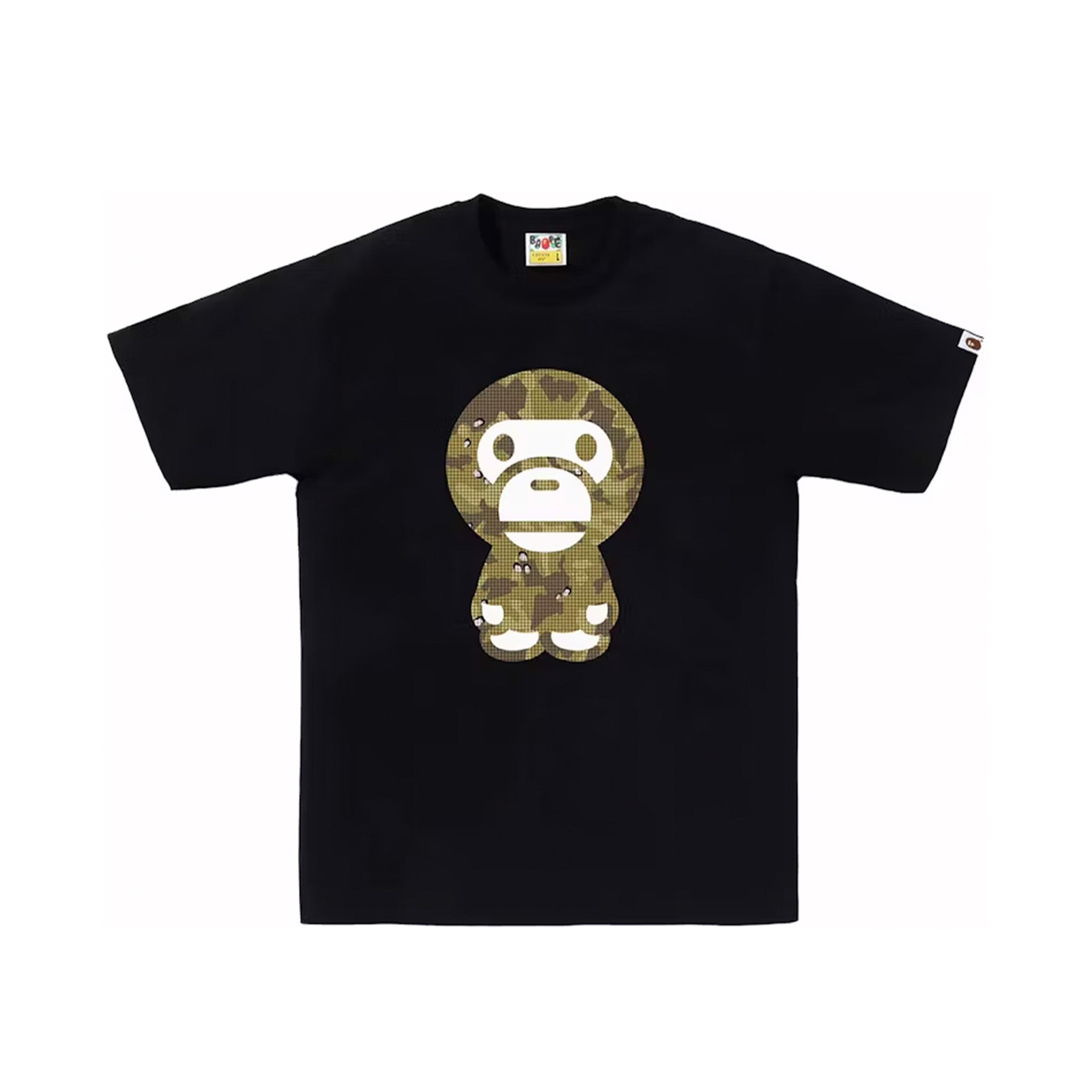 Bape Bitmap Big Bay Milo Tee Black - Common Hype