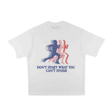 Compliments Don't Start White Vintage Shirt