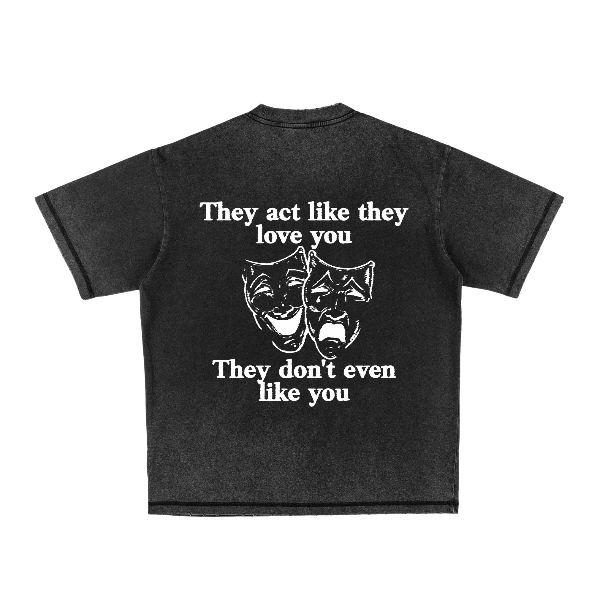 Compliments Love You, Like You Black Vintage Shirt - Common Hype