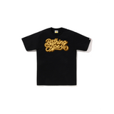 Bape Bathing Ape Script Logo Tee Black