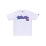 Bape Baseball Logo Tee White