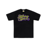Bape Bathing Ape Script Logo Tee Black Green