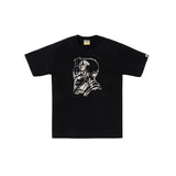 Bape Tree Edge Camo General Tee Black