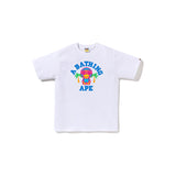 Bape Colors Milo College Summer Tee White
