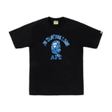 Bape Palm Resort Camo College Tee Black Blue