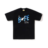 Bape ABC Camo STA Logo Tee Black