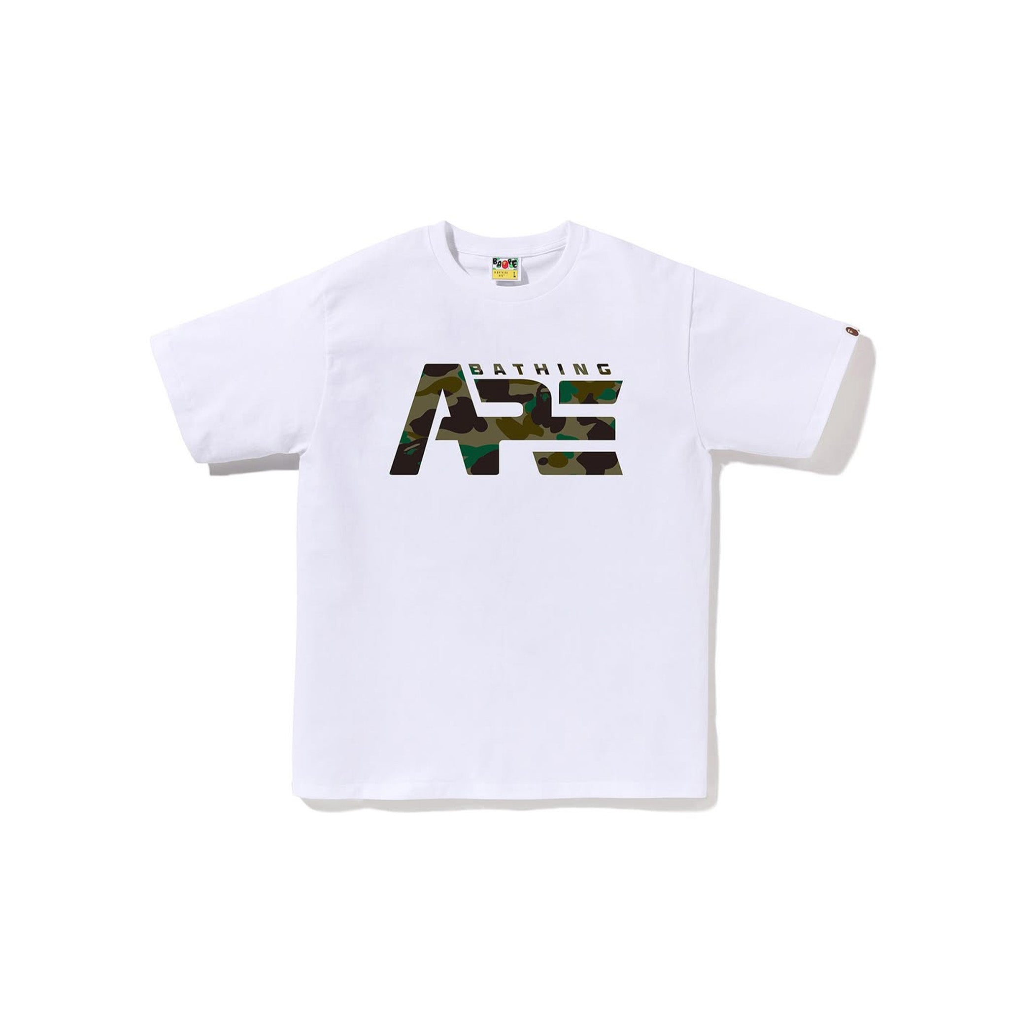 Bape 1st Camo Tactical Logo Tee White