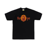 Bape Old English Logo Tee Black