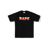 Bape Flame Logo Tee Black/Red