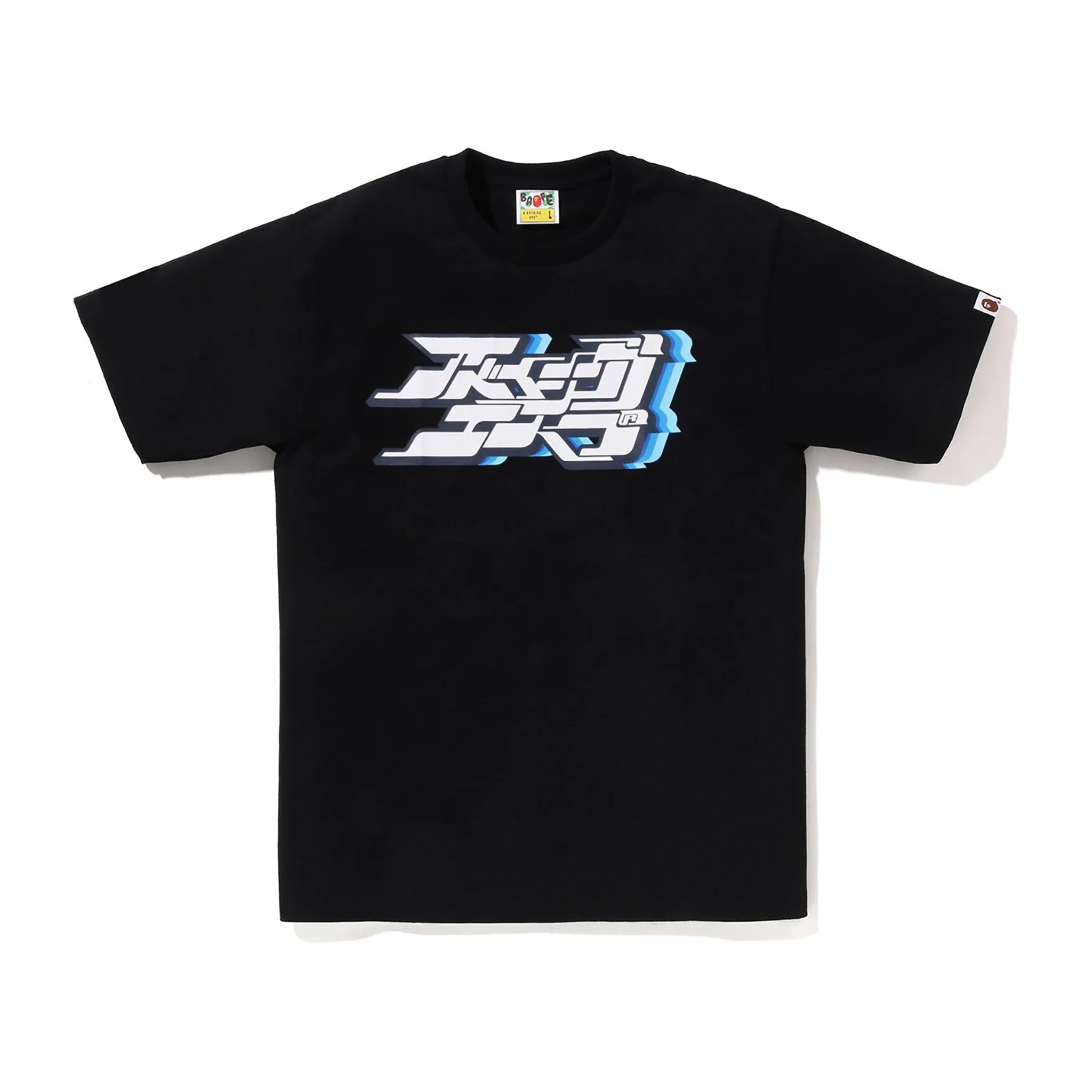 Bape Japanese Graffiti Letter Tee Black