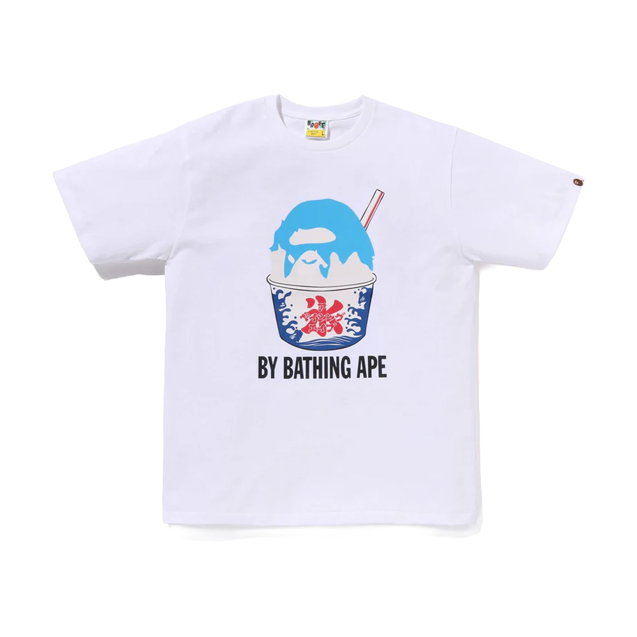 Bape Shave Ice Ape Tee White