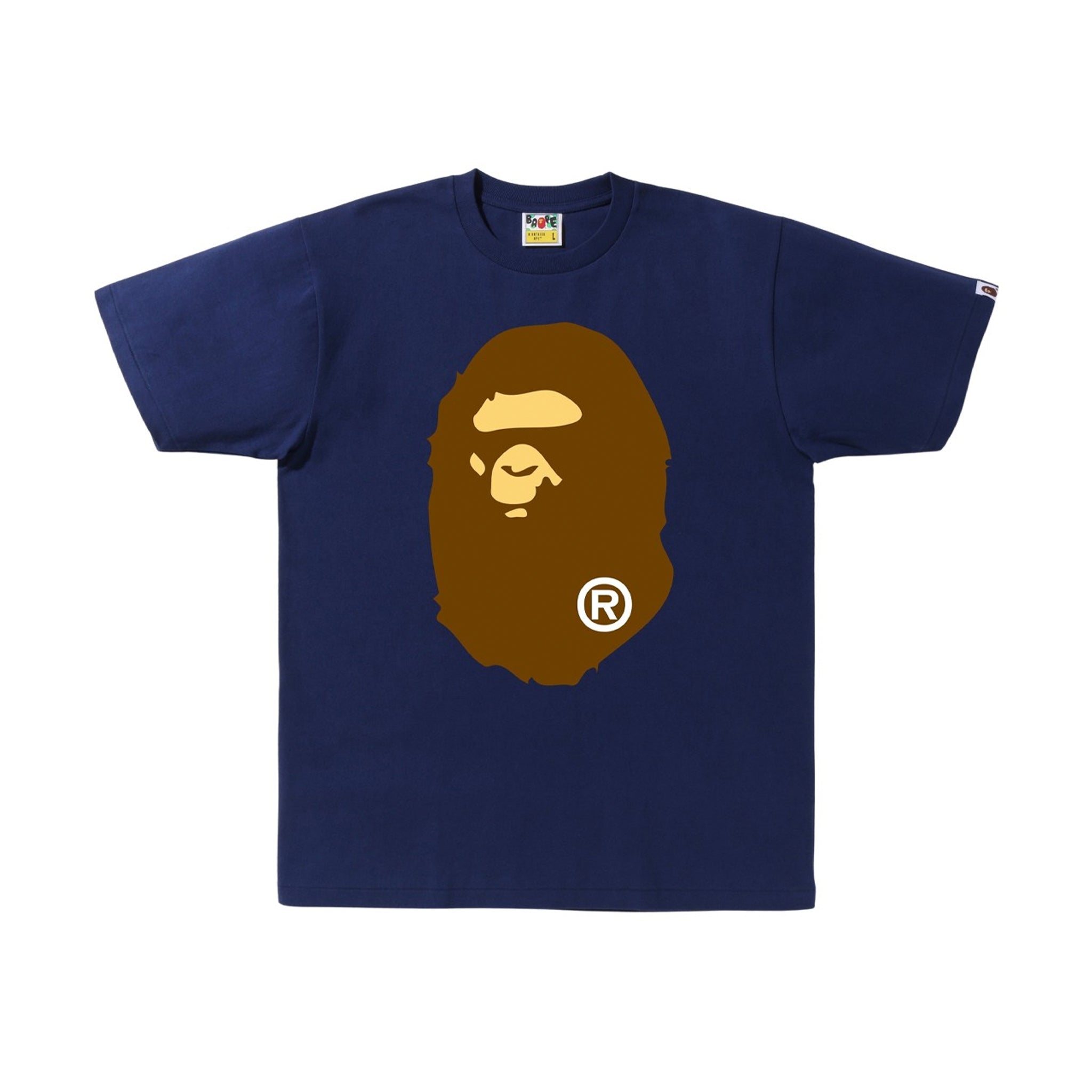 Bape Logo Tee Navy